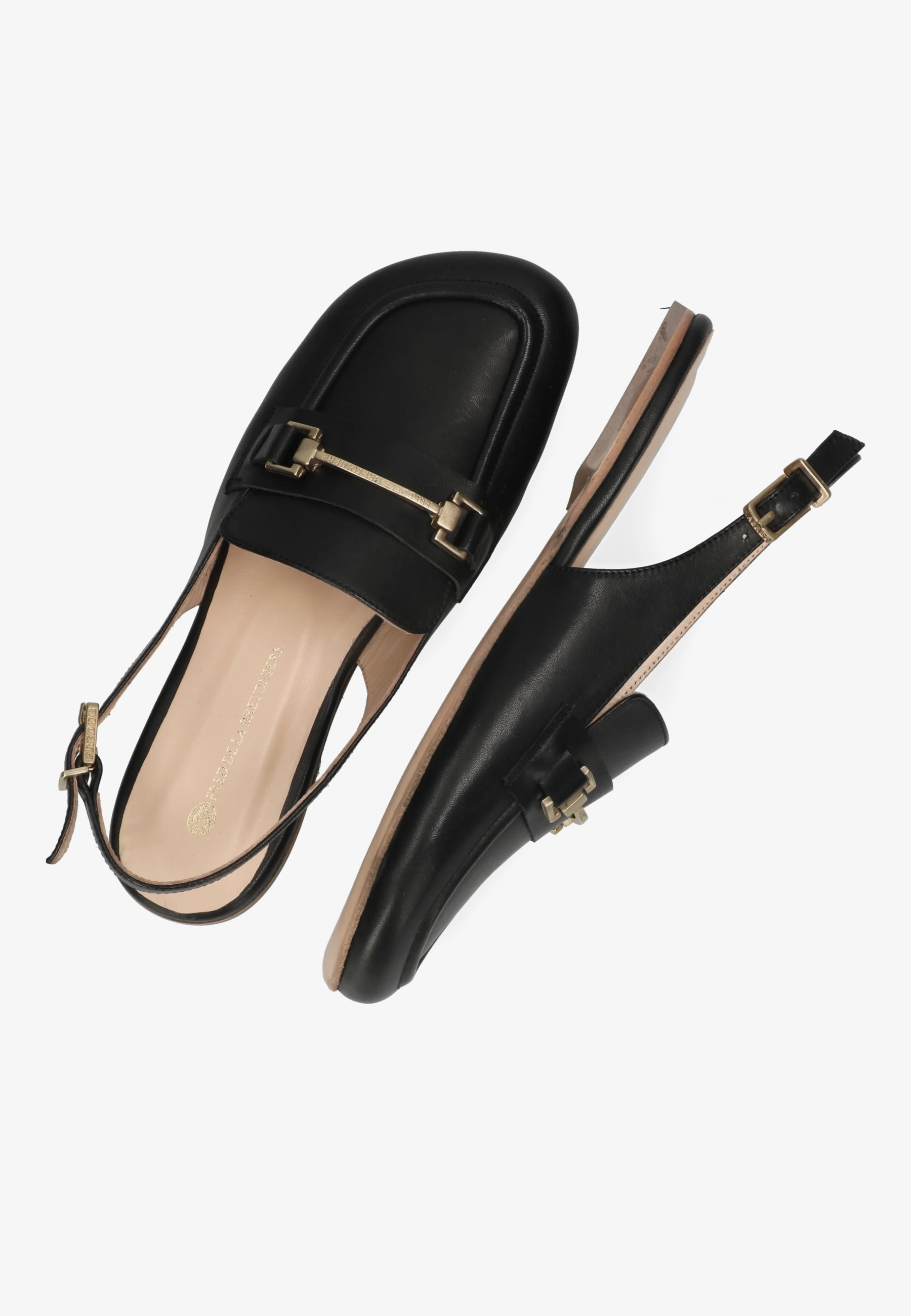 Els Golda sling Leer Zwart