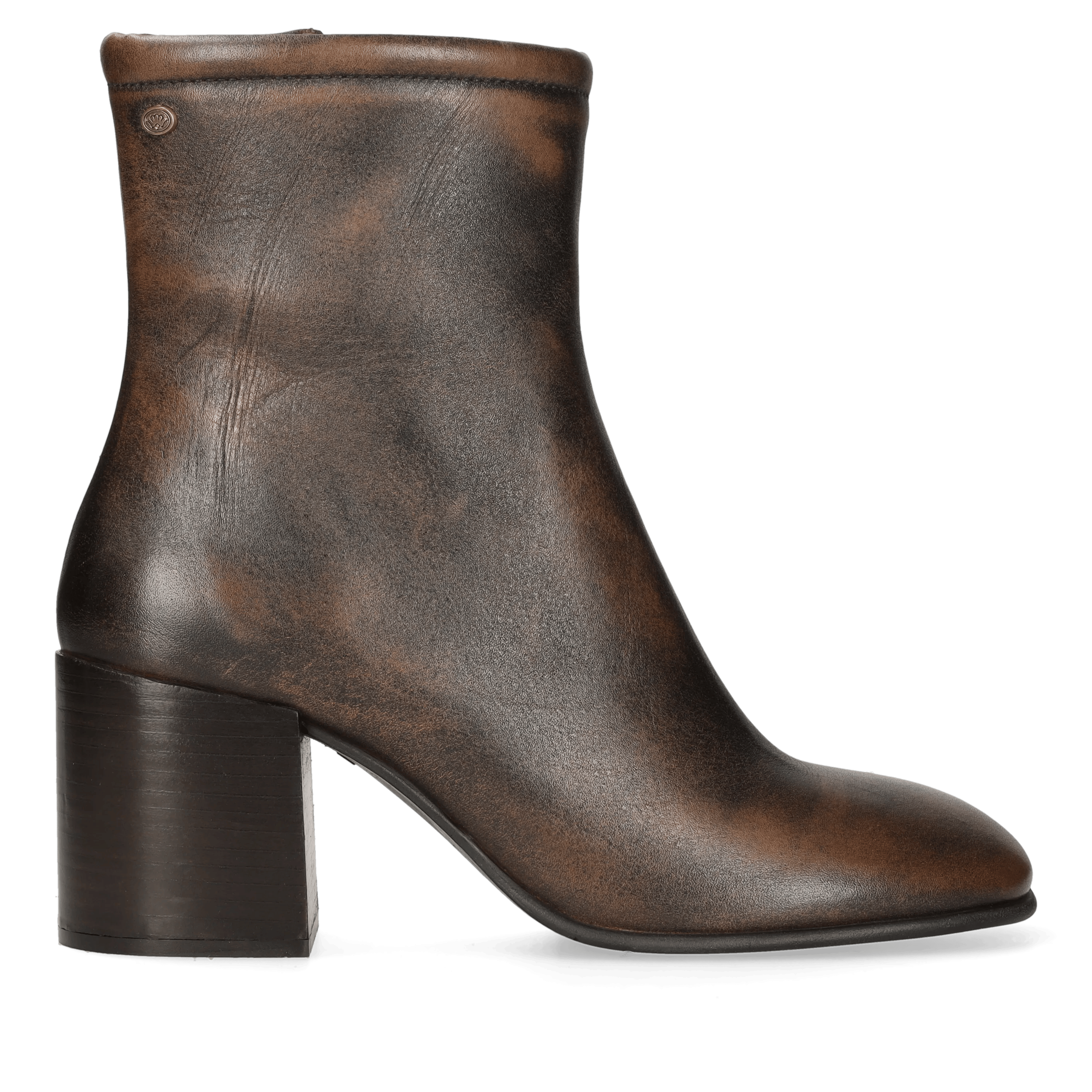 Fred de la bretoniere ERAL MUI Ankle Boot Leather Dark Brown