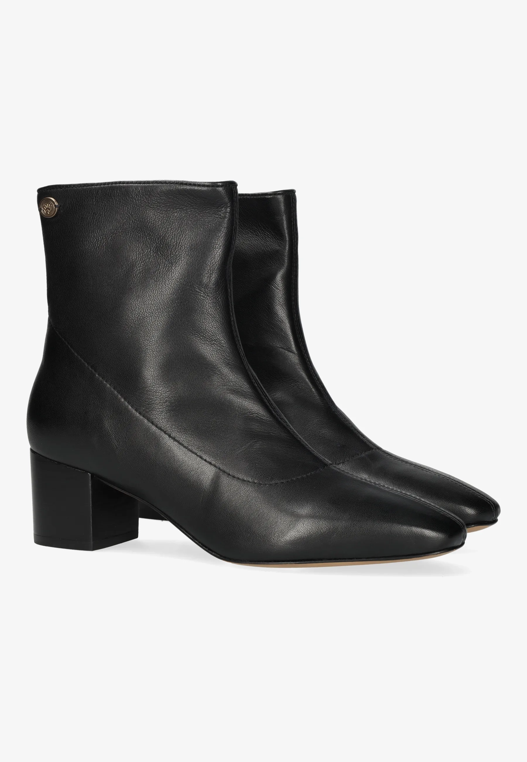 Galoppe Sleek enkellaars Leer Zwart