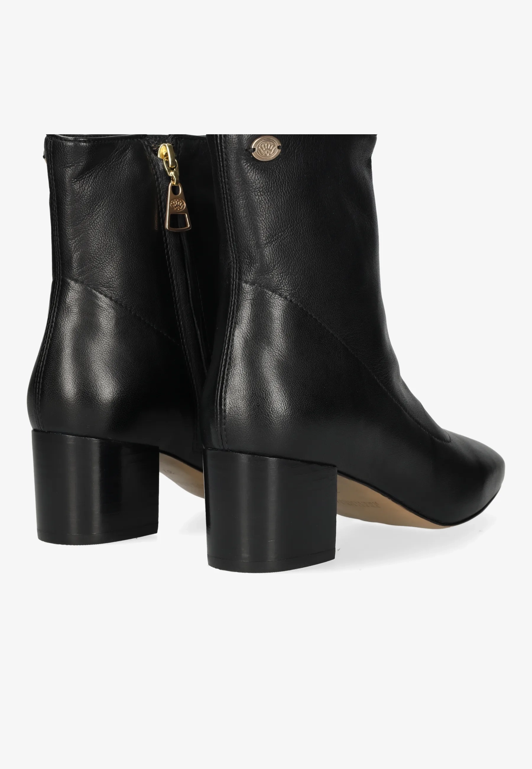 Galoppe Sleek enkellaars Leer Zwart