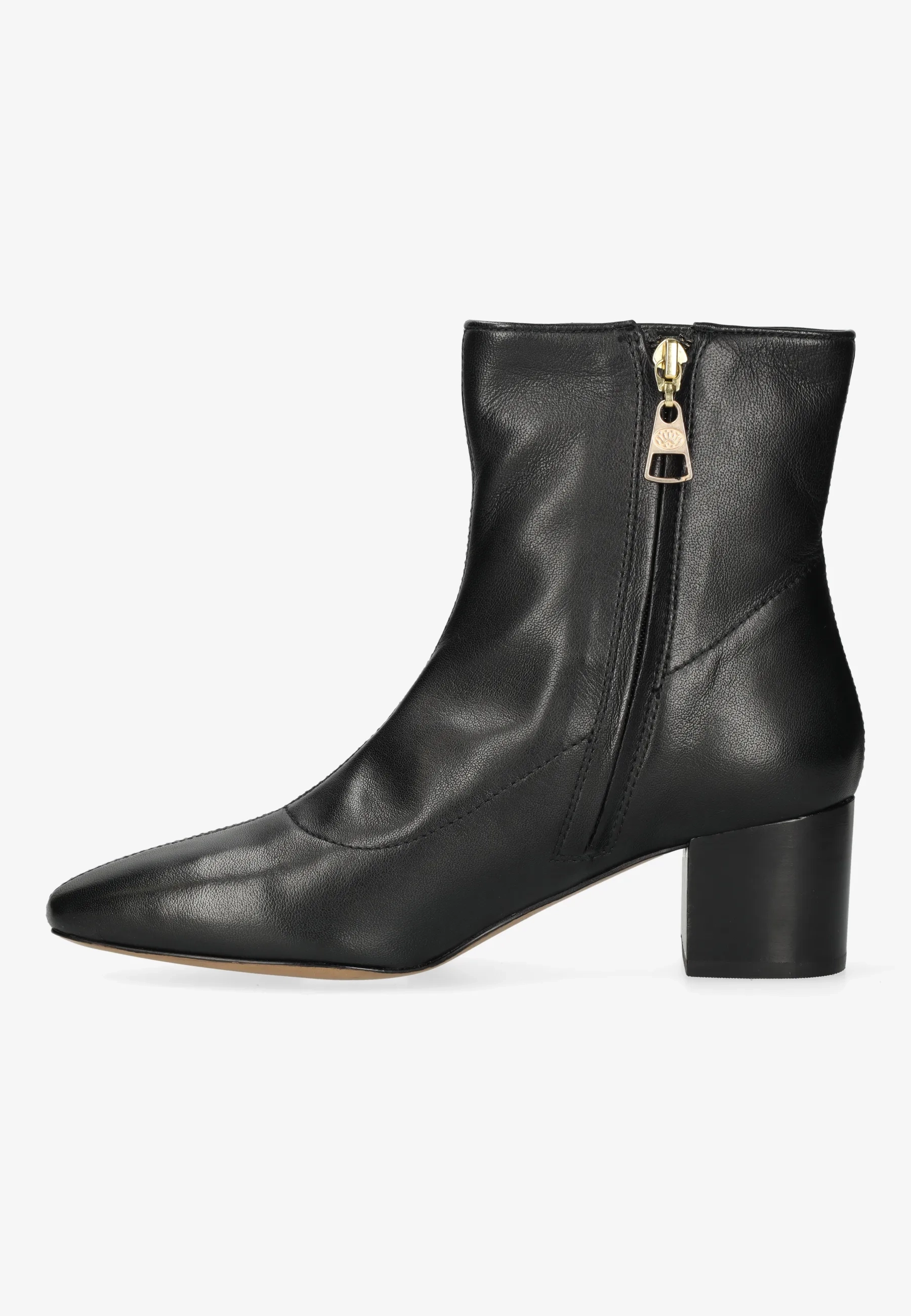 Galoppe Sleek enkellaars Leer Zwart