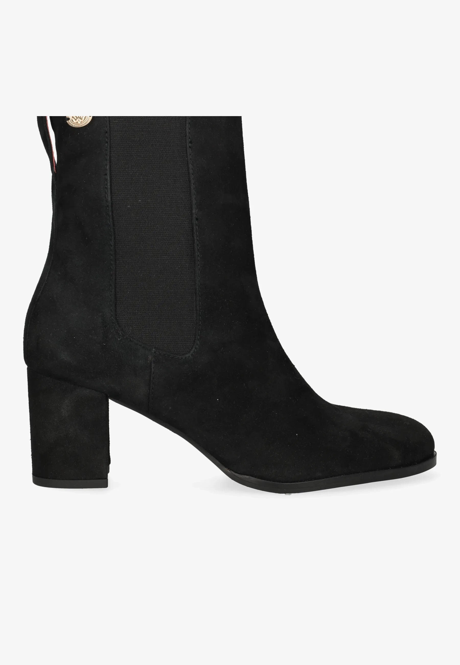 Farah chelsea enkellaars Suède Zwart