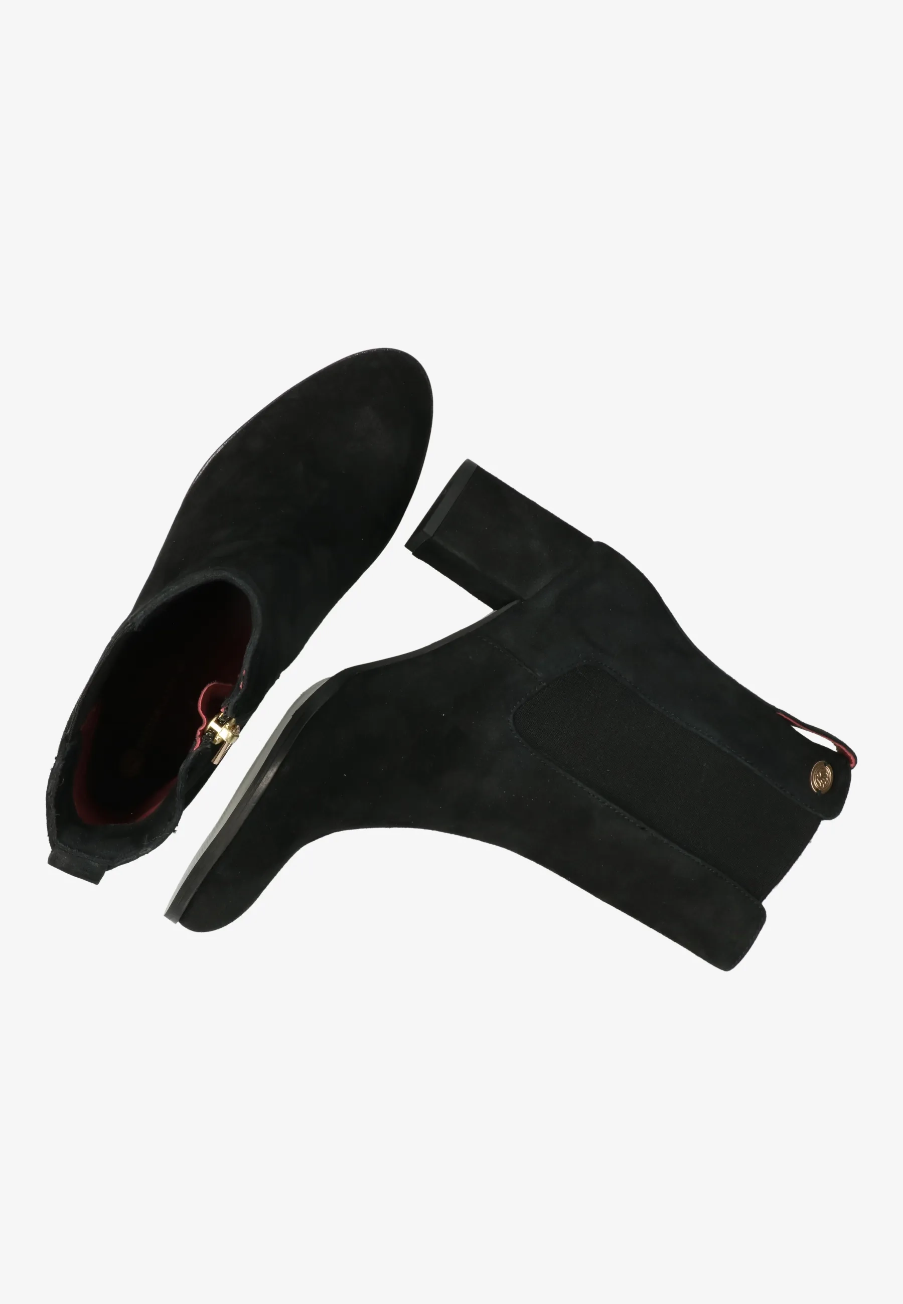 Farah chelsea enkellaars Suède Zwart