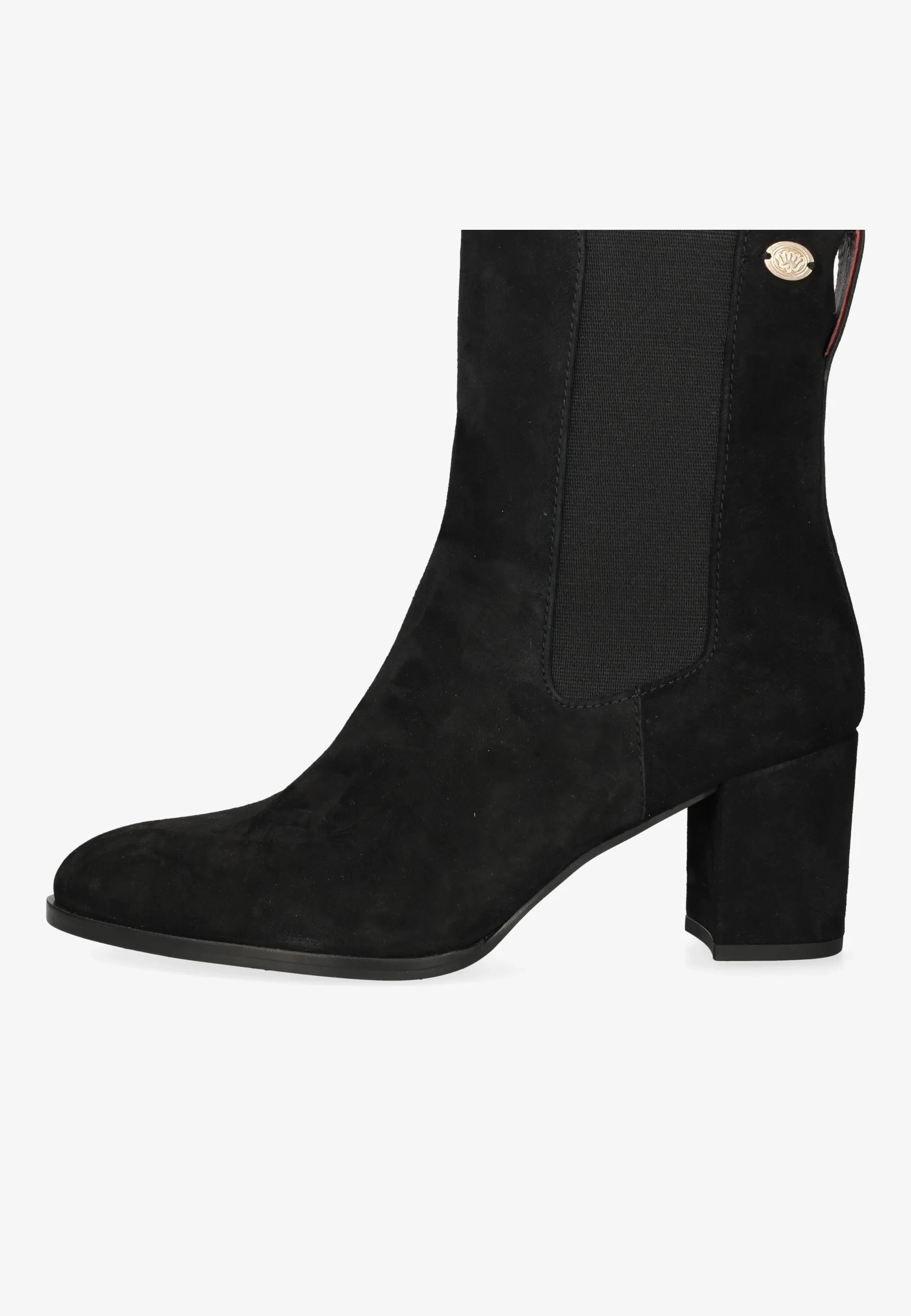 Farah chelsea enkellaars Suède Zwart