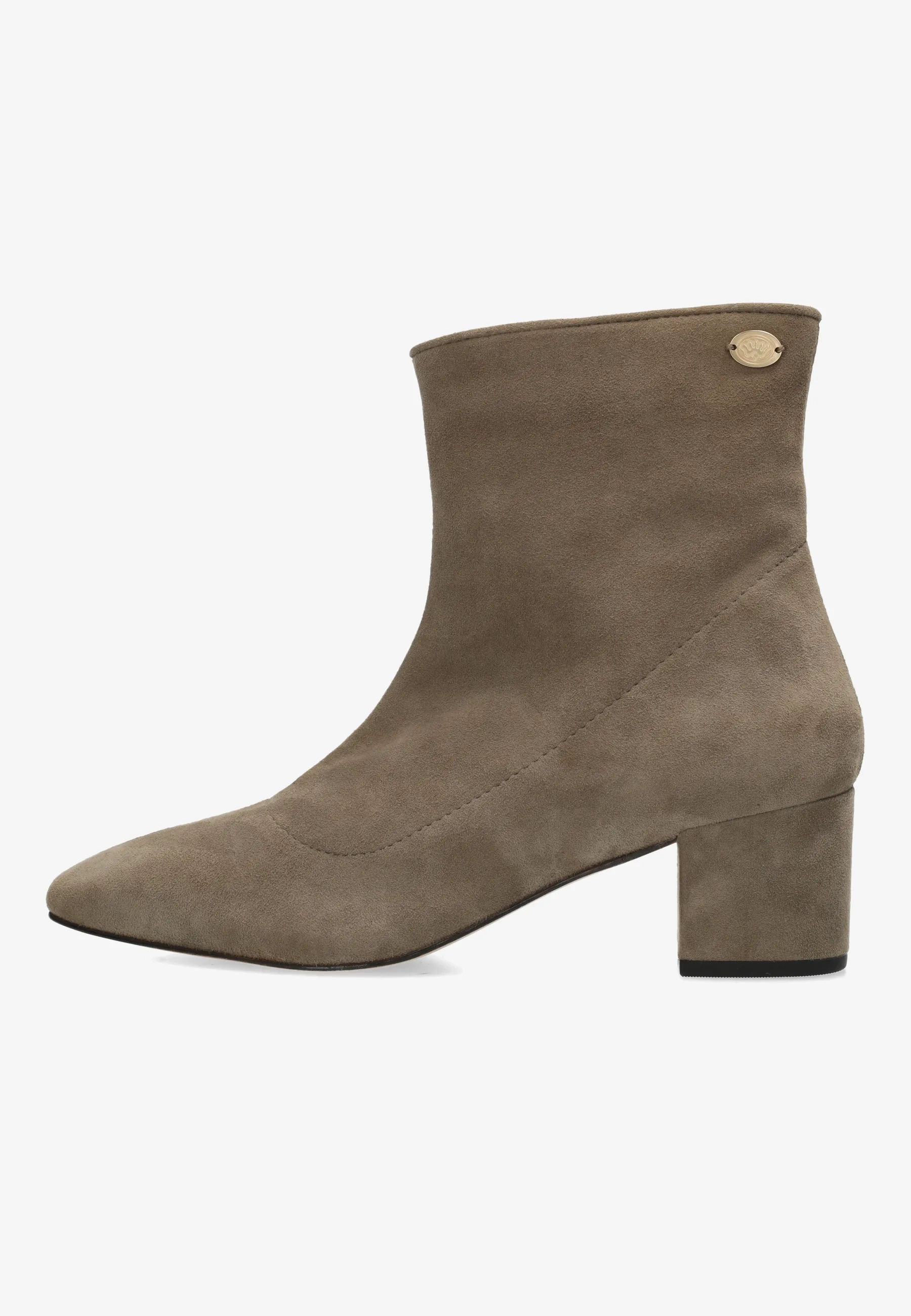 Galoppe Sleek enkellaars Suède Taupe