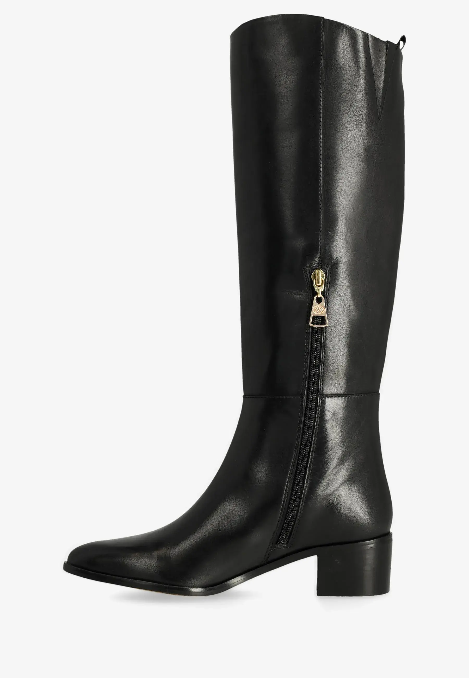 Frolly Slob boot Leer Zwart