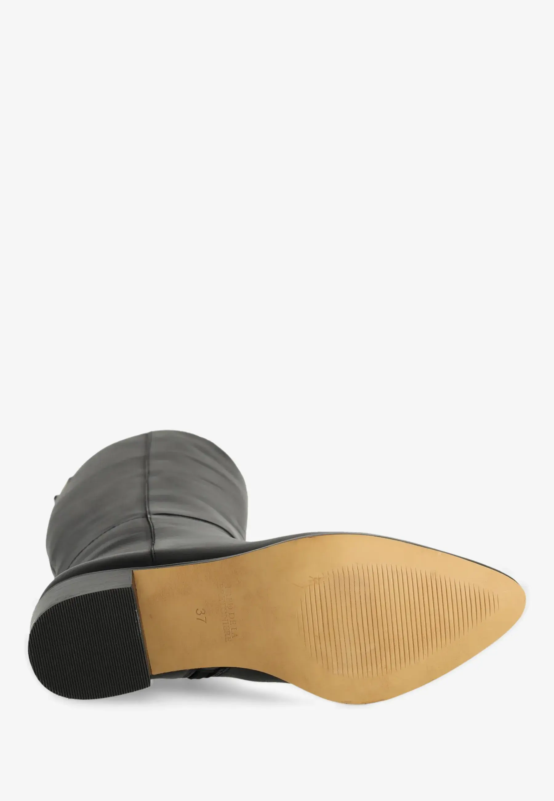Frolly Slob boot Leer Zwart