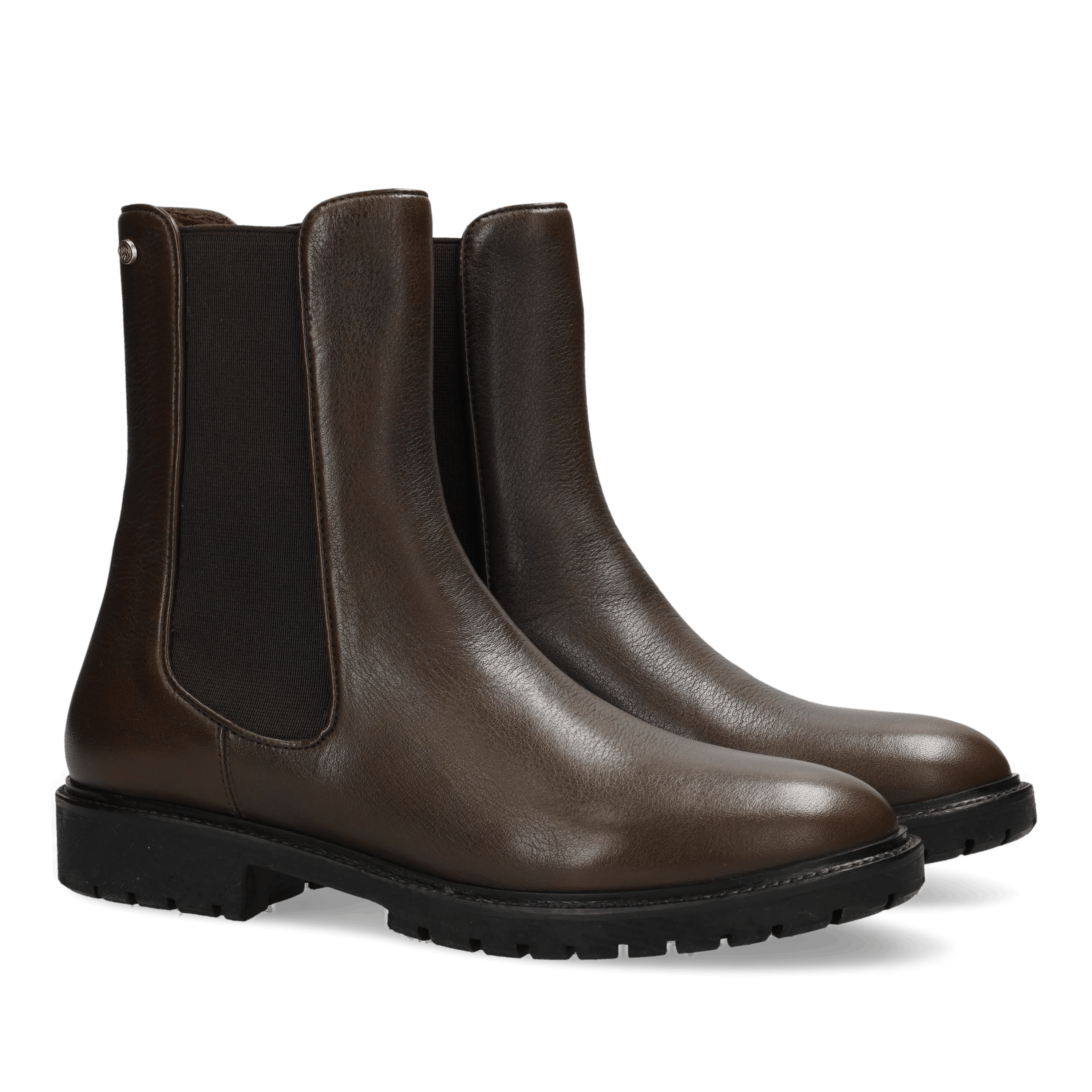 Mosi chelseaboot Leer Bruin