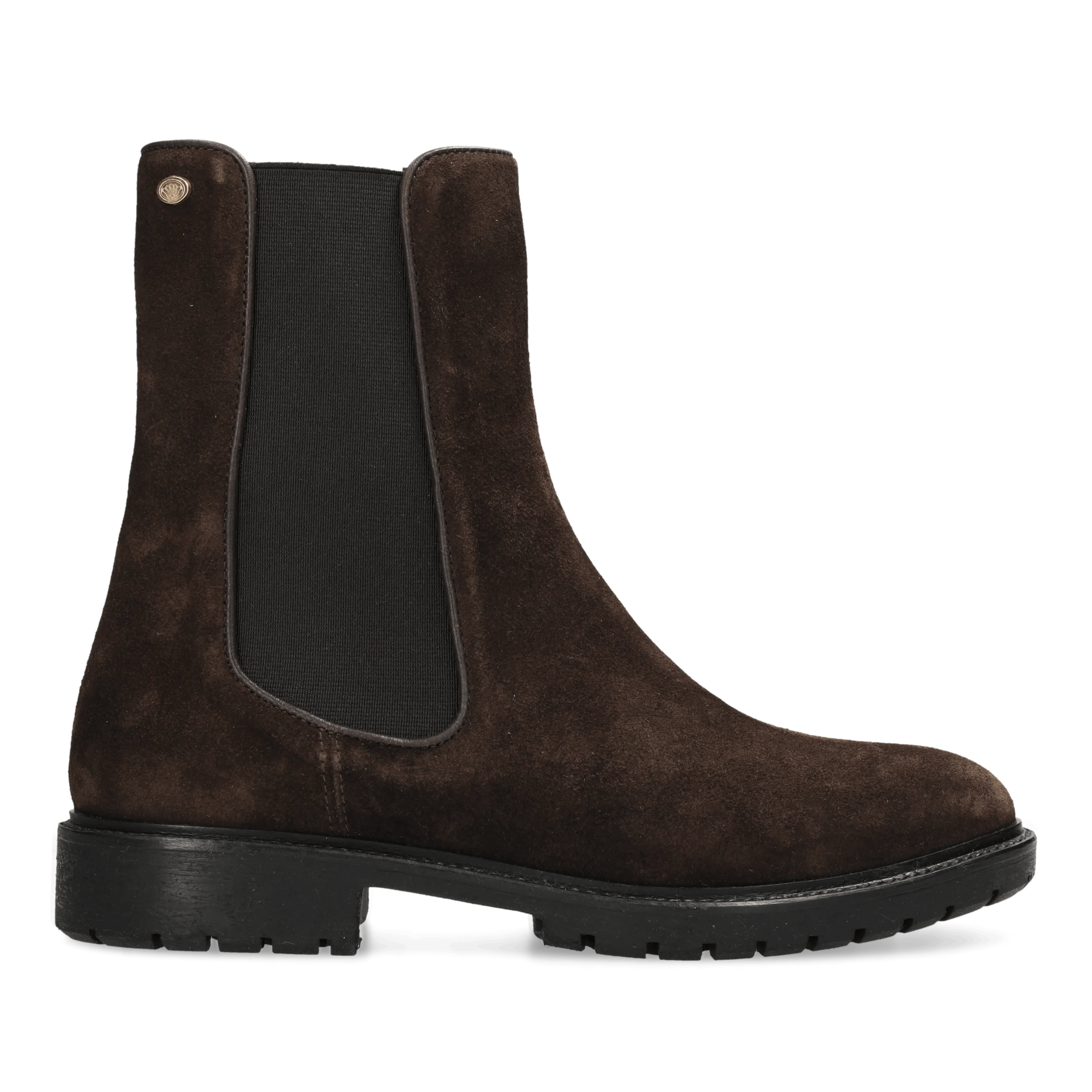 Mosi chelseaboot Suède Bruin