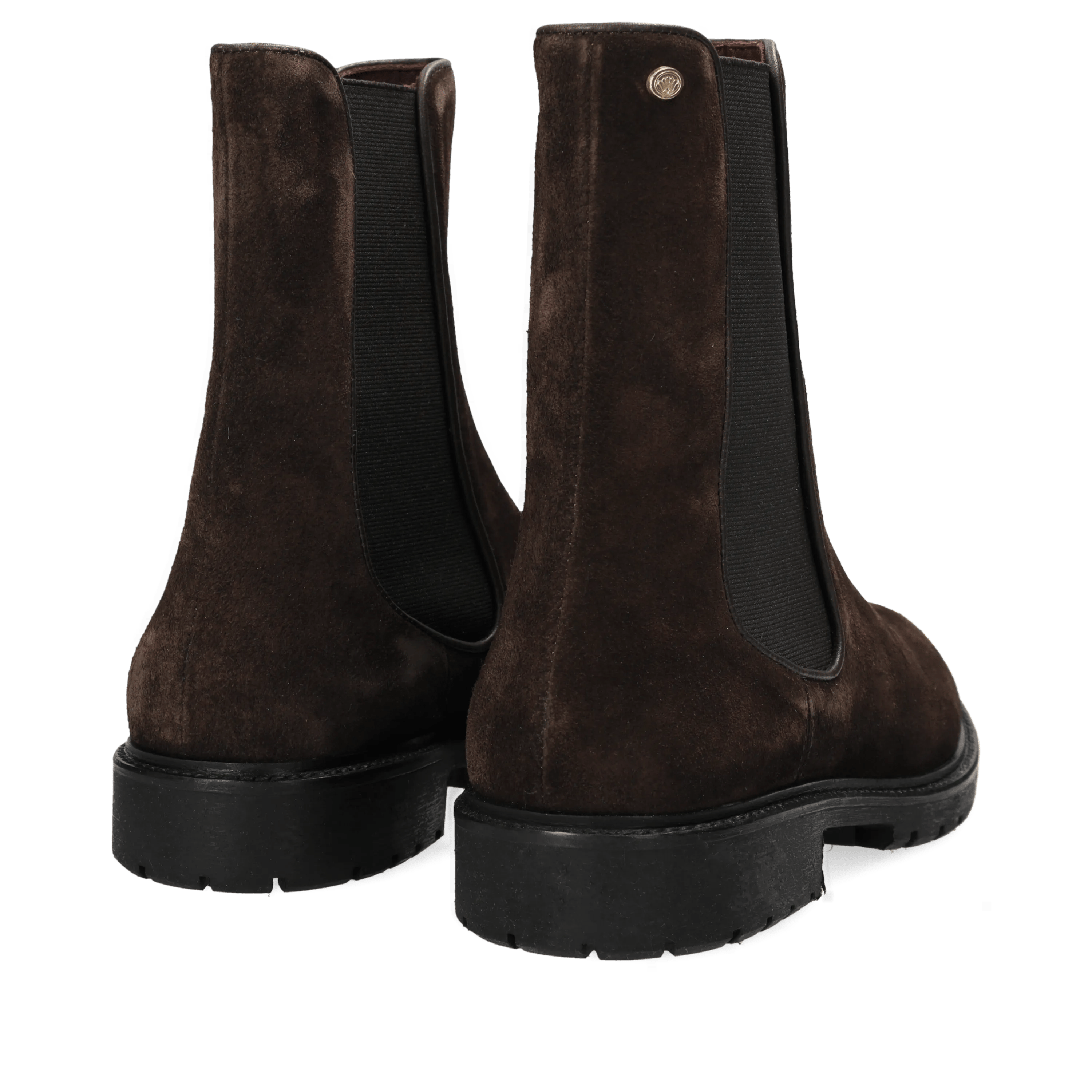 Mosi chelseaboot Suède Bruin