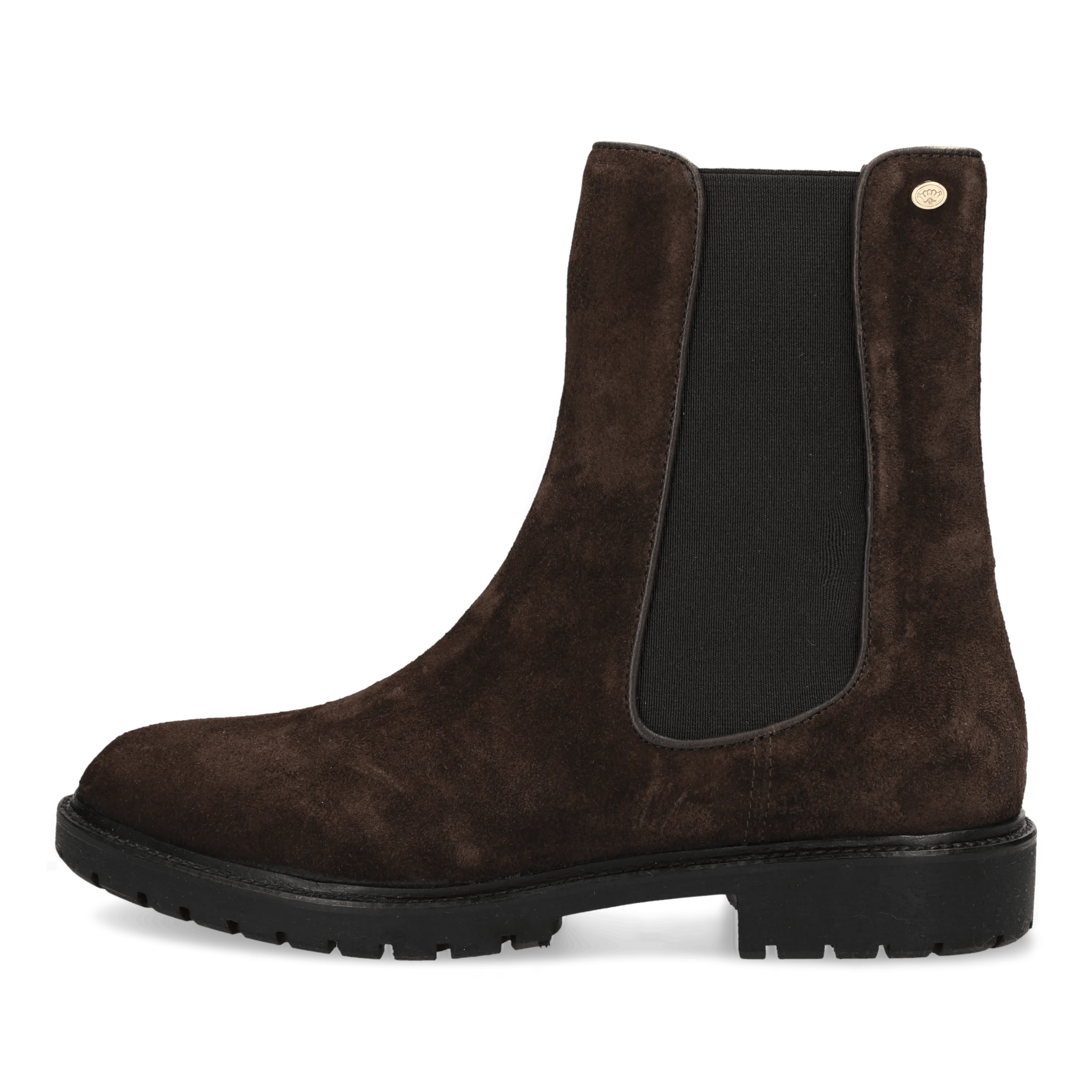 Mosi chelseaboot Suède Bruin