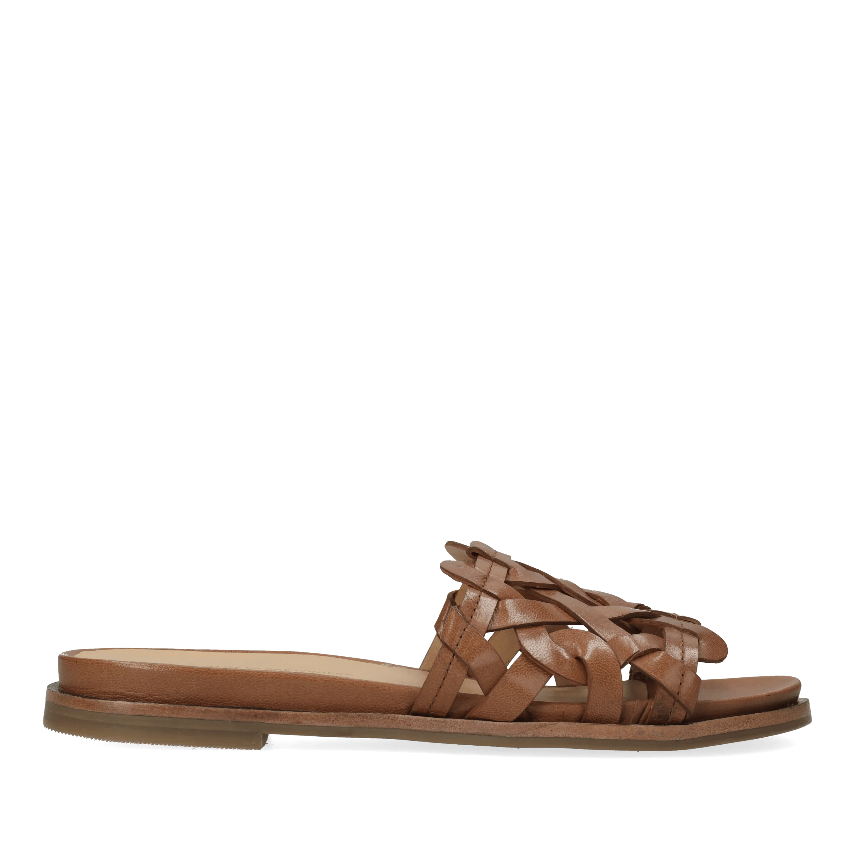 Freedy June slipper leer tan