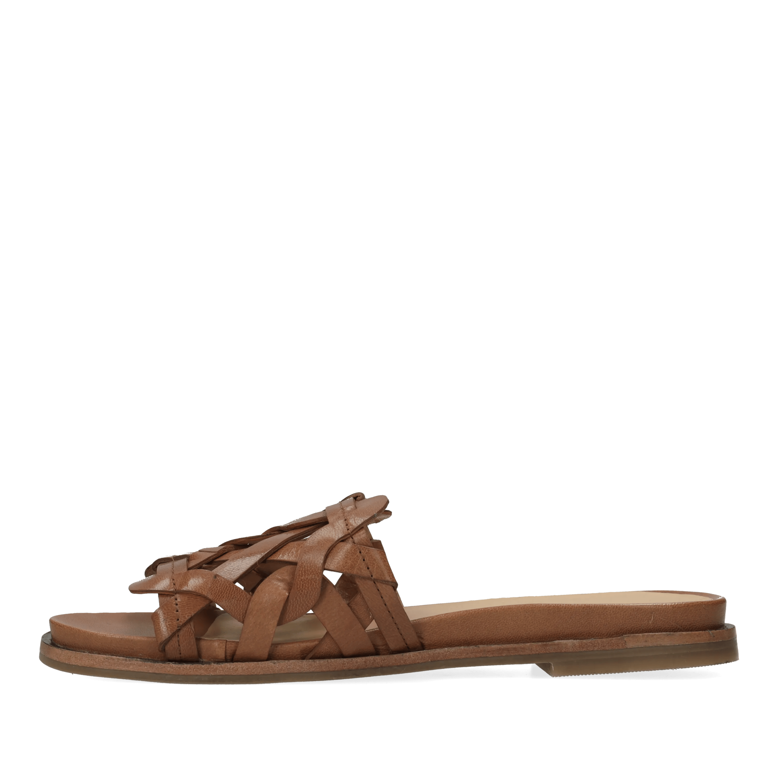 Freedy June slipper leer tan