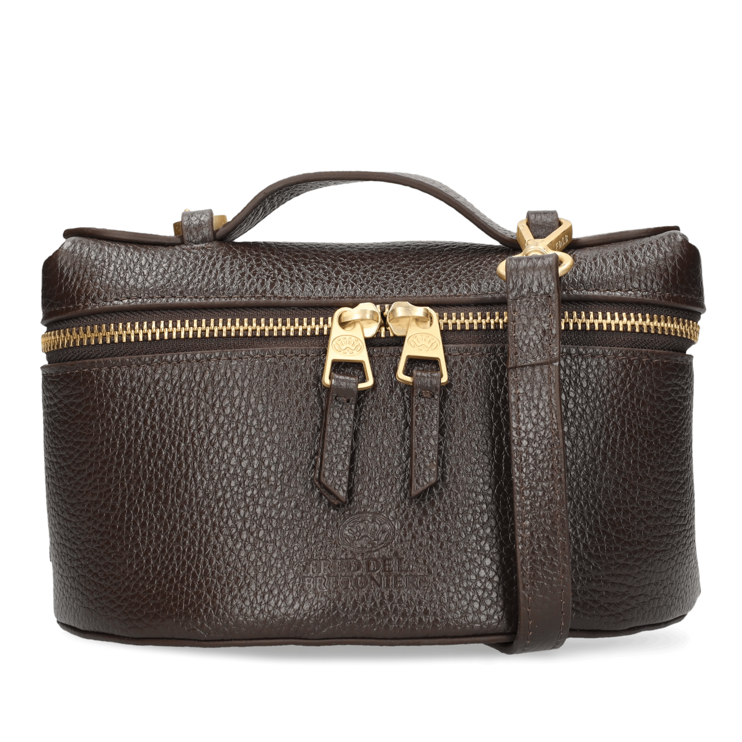 LORI HANDBAG Leather Dark Brown