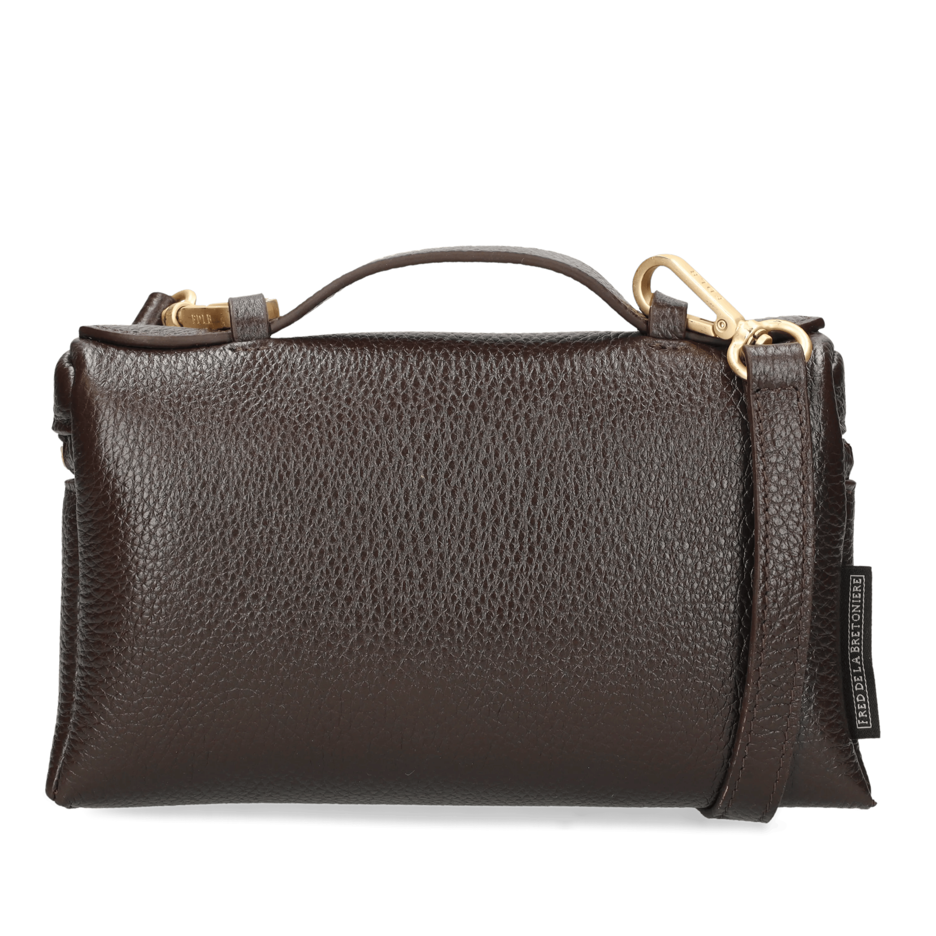LORI HANDBAG Leather Dark Brown