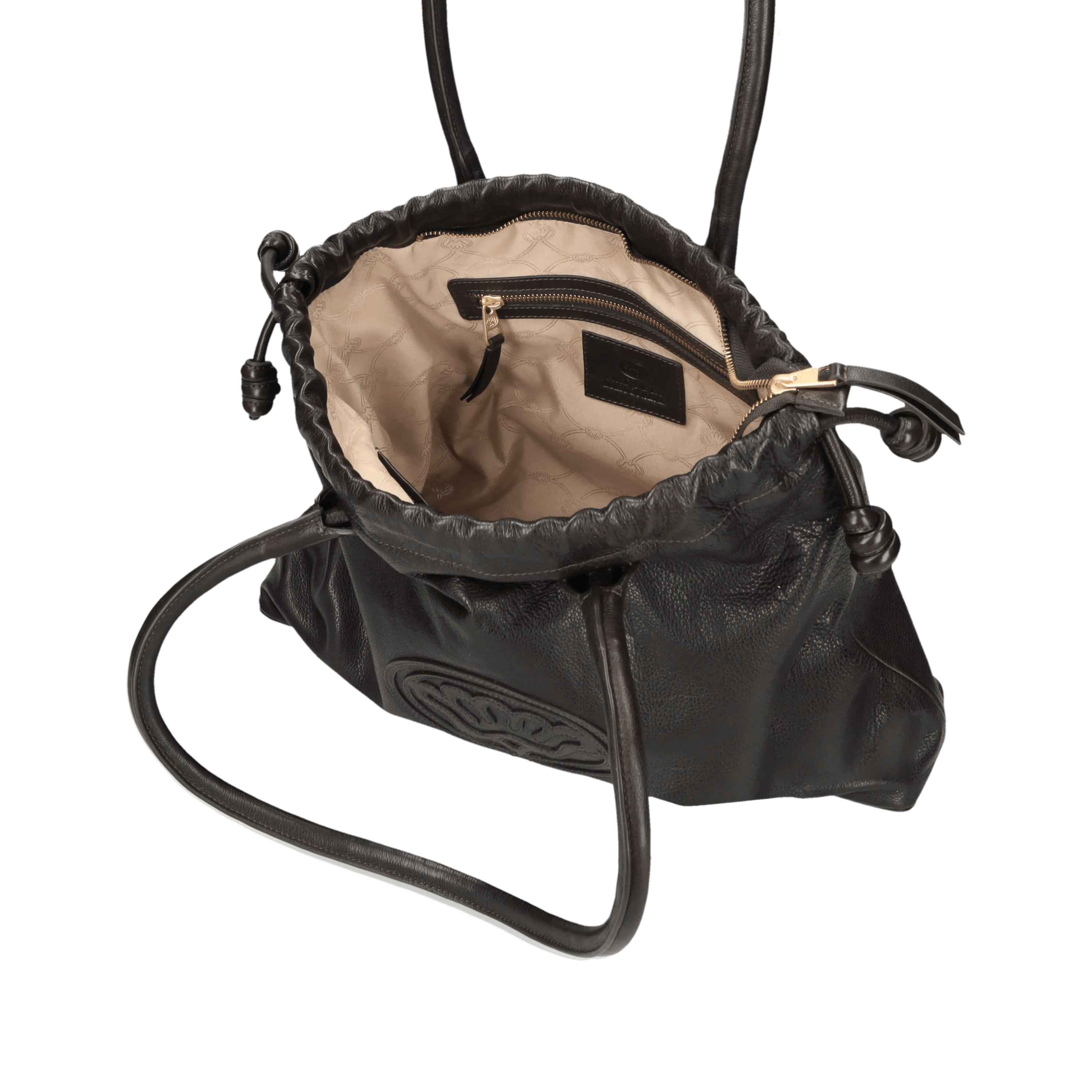 FRIDA HANDBAG Nappa leather Dark Brown