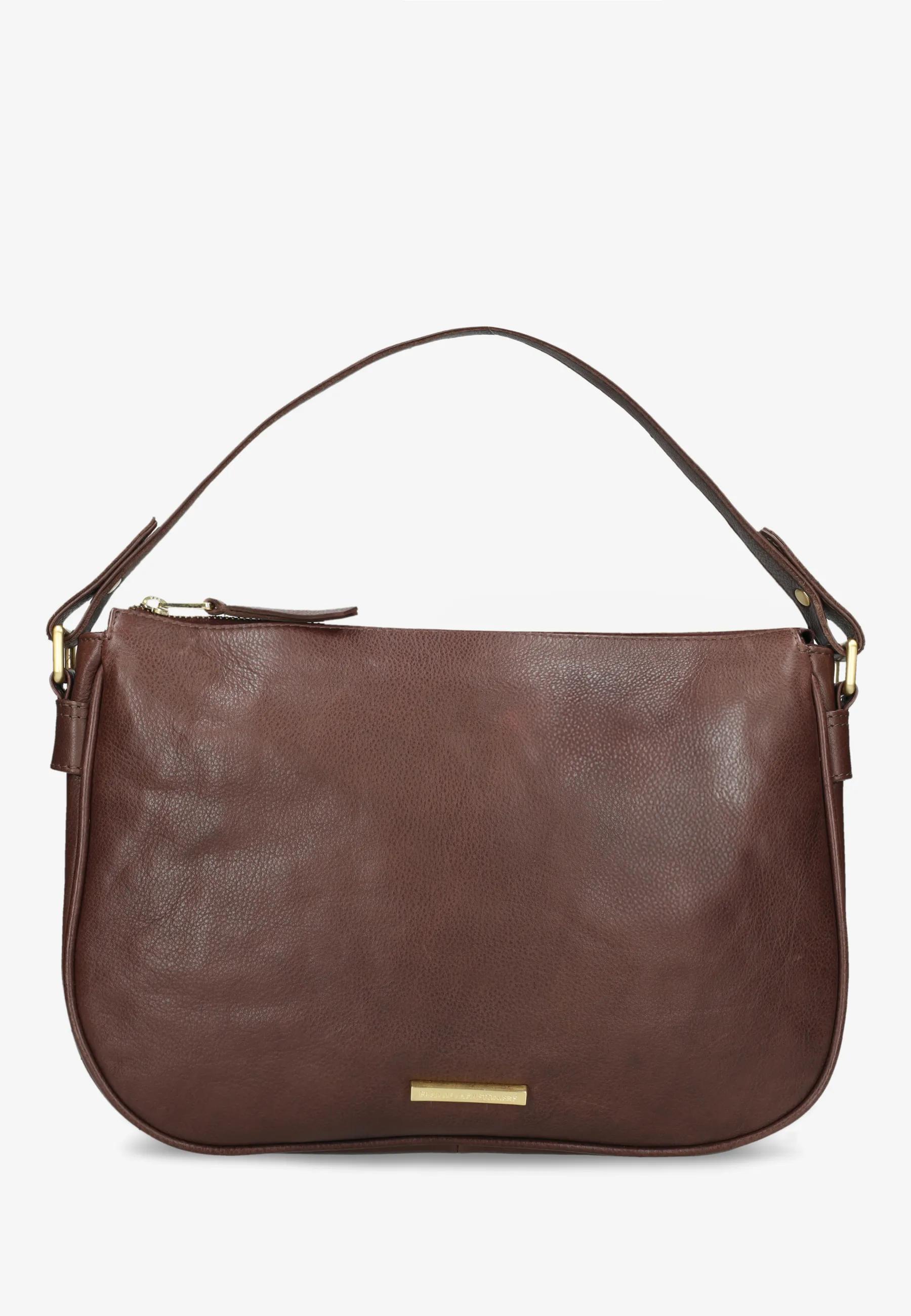 Valera Schultertasche Leder Braun