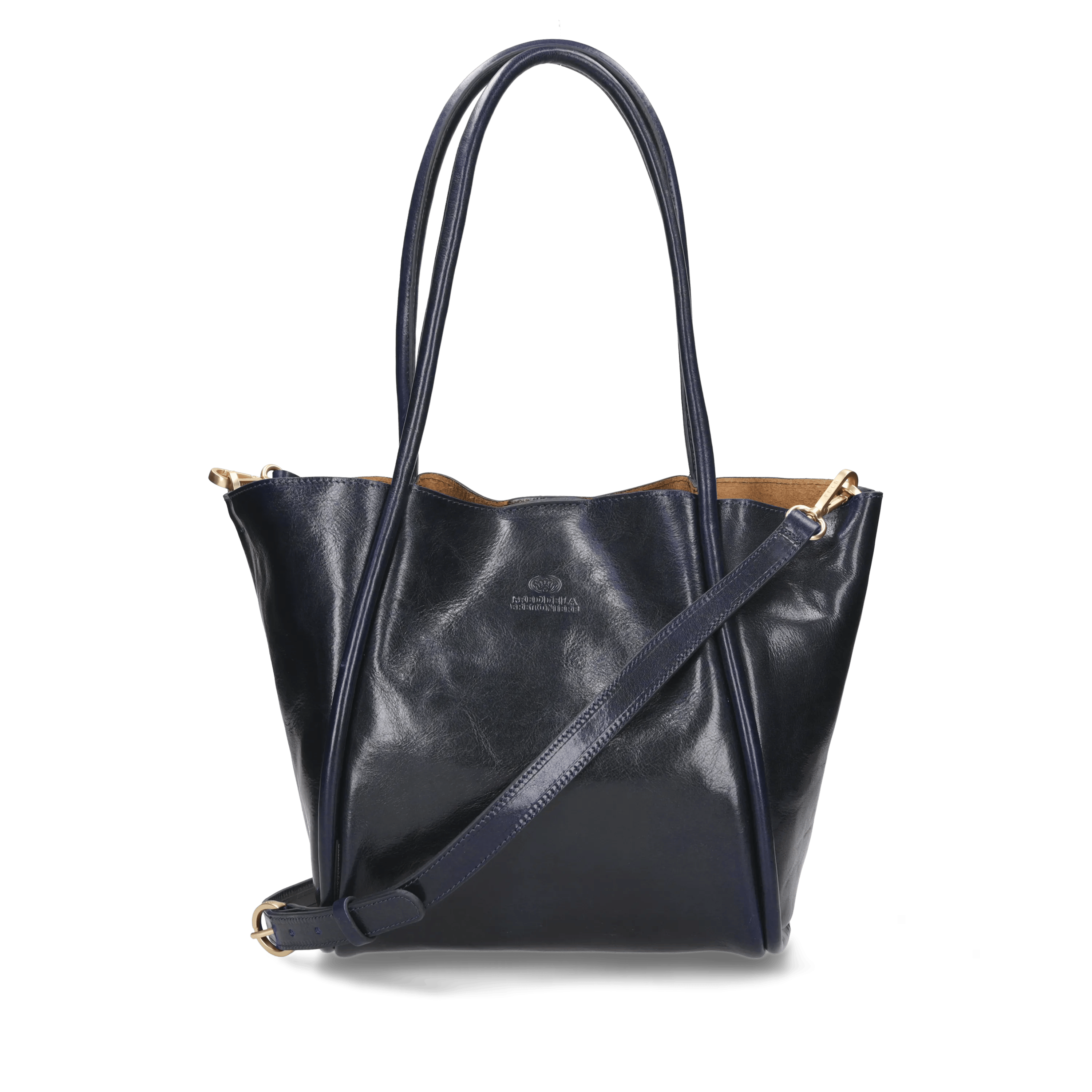 NALANI Shoulder Bag leather Dark Blue