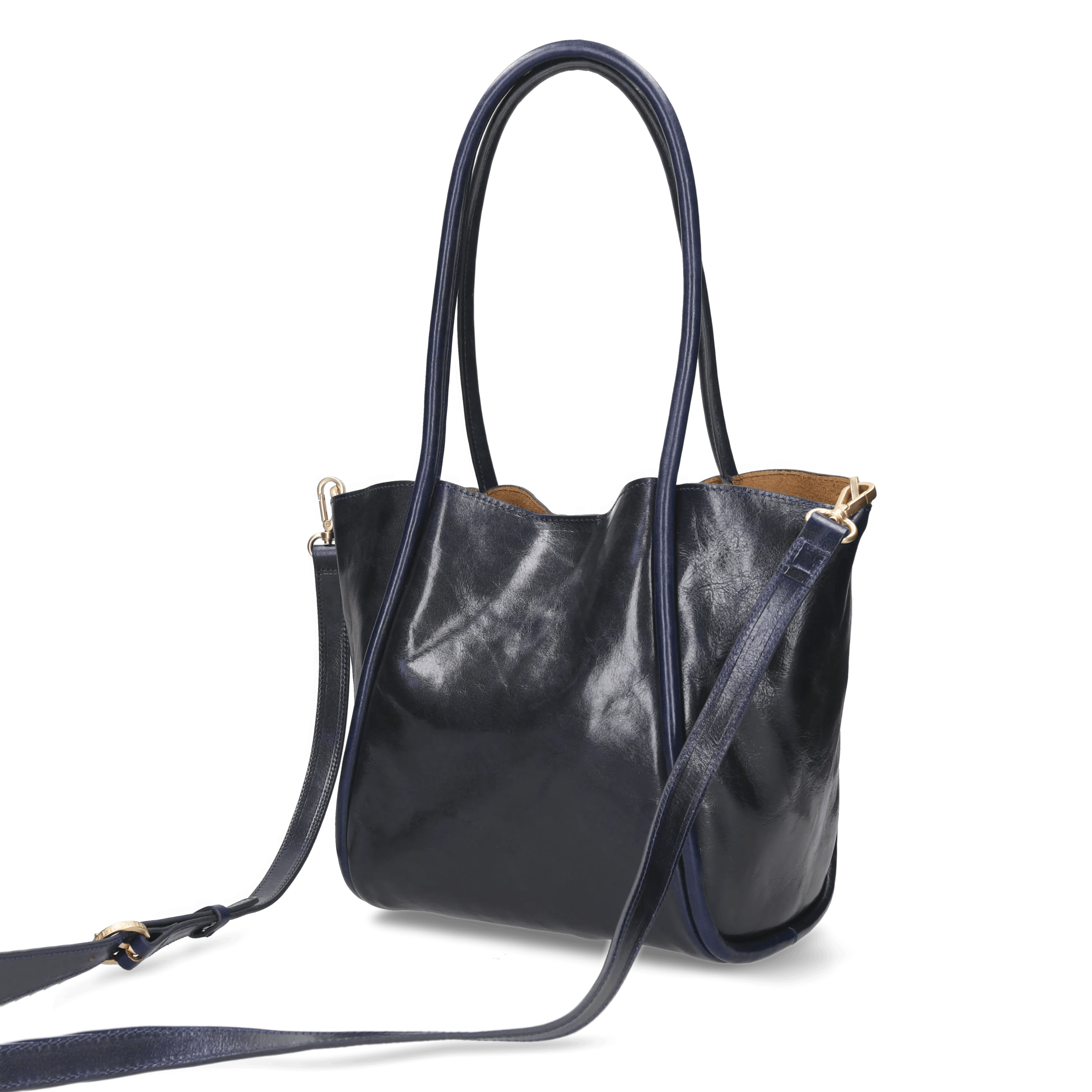 NALANI Shoulder Bag leather Dark Blue