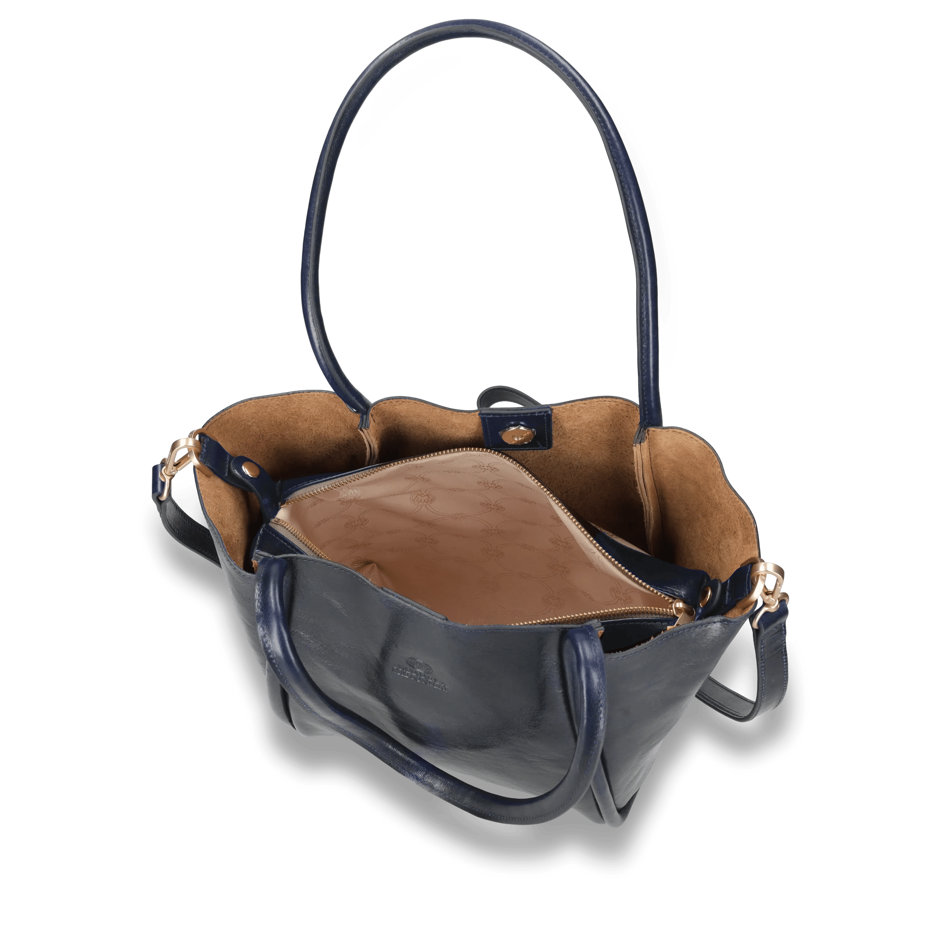 NALANI Shoulder Bag leather Dark Blue