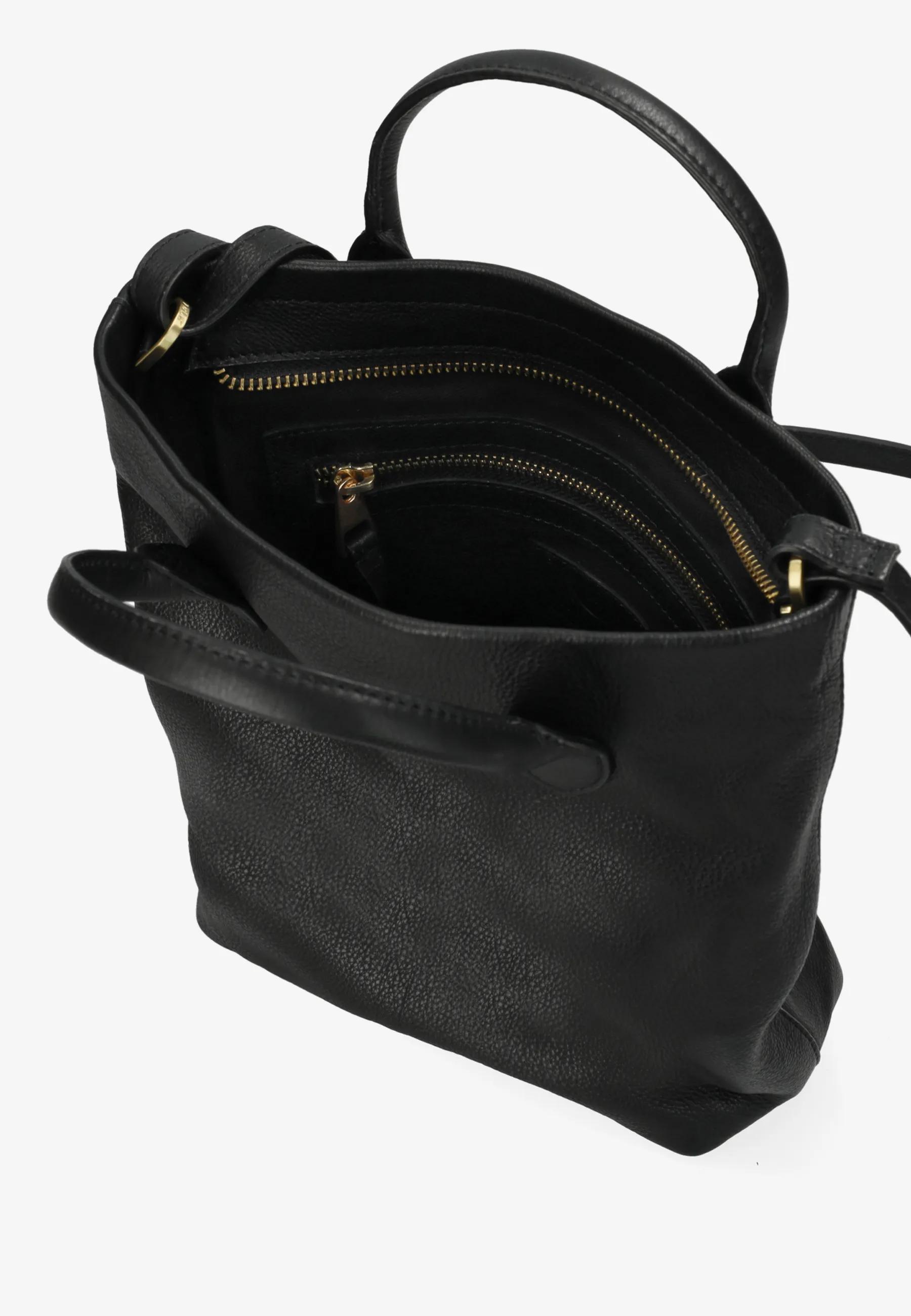 Vicky Crossbody Leder Schwarz