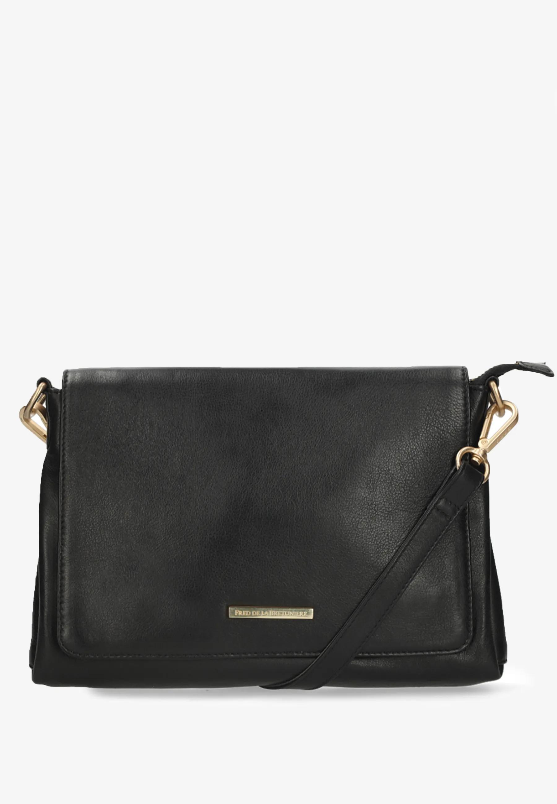 Noa Crossbody Leder Schwarz