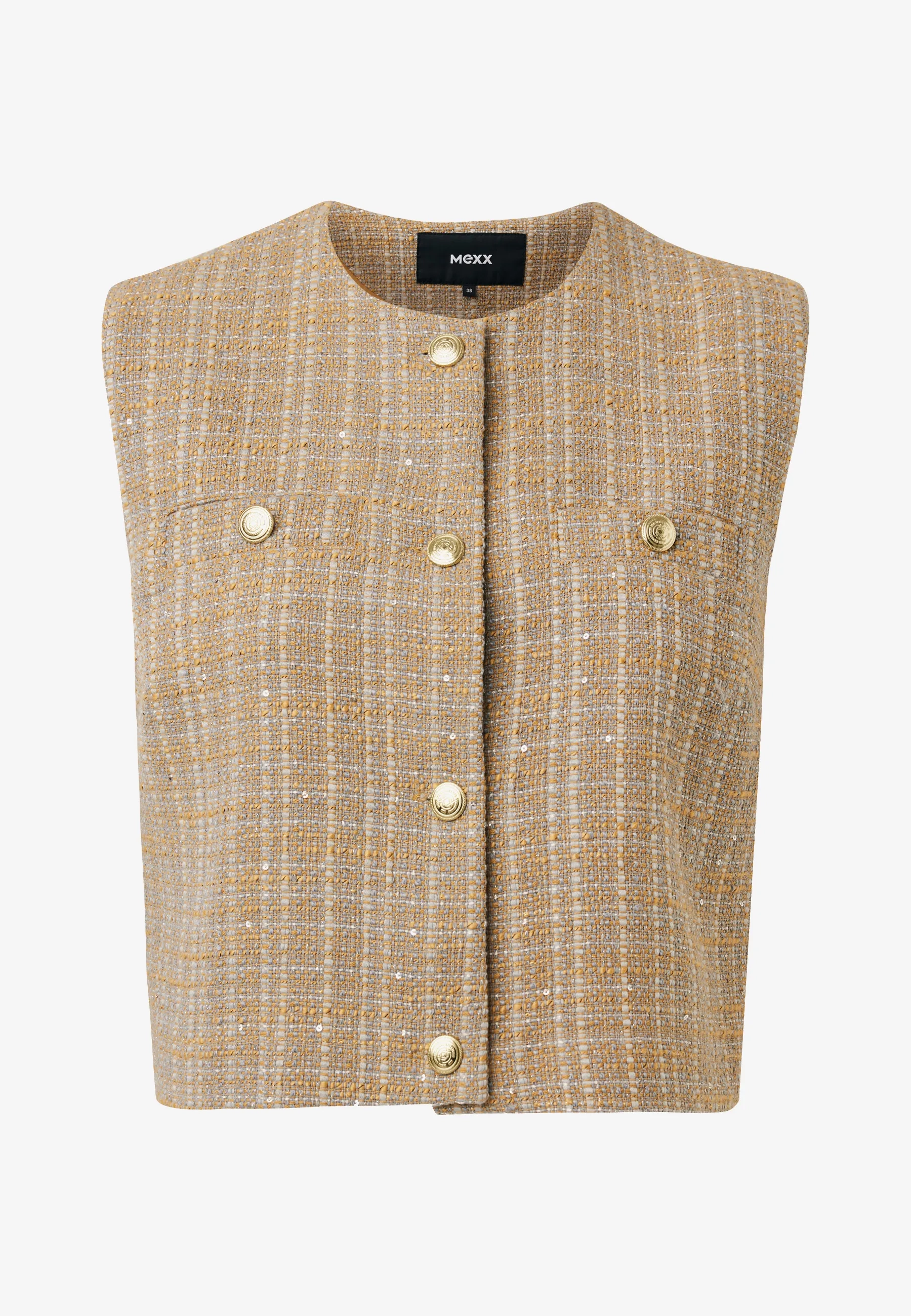 Mexx Women | Multicolor tweed vest