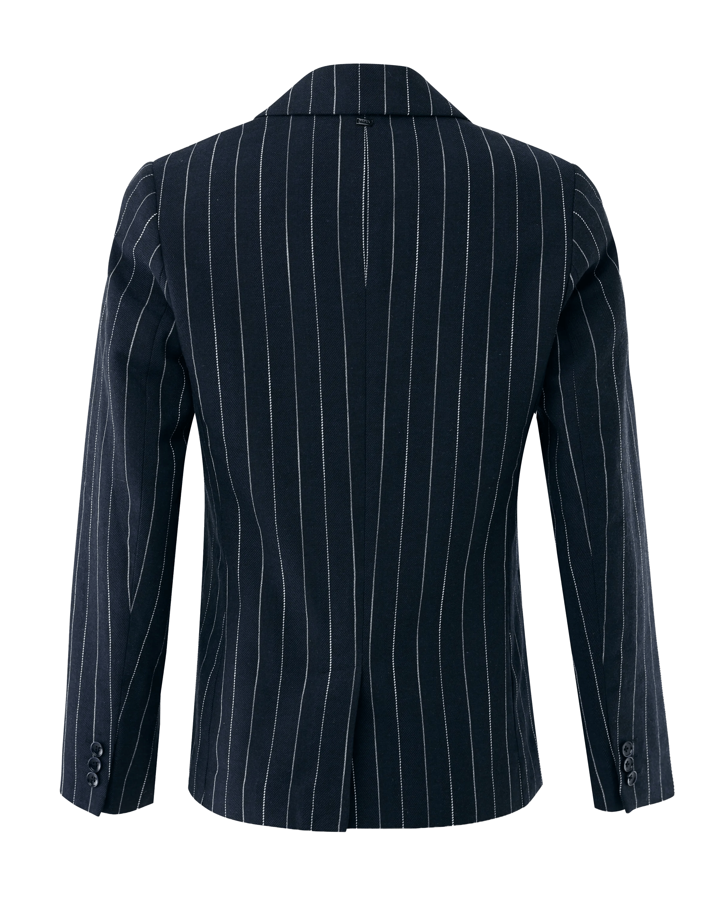 Nadelstreifen-Blazer Mitternachtsblau