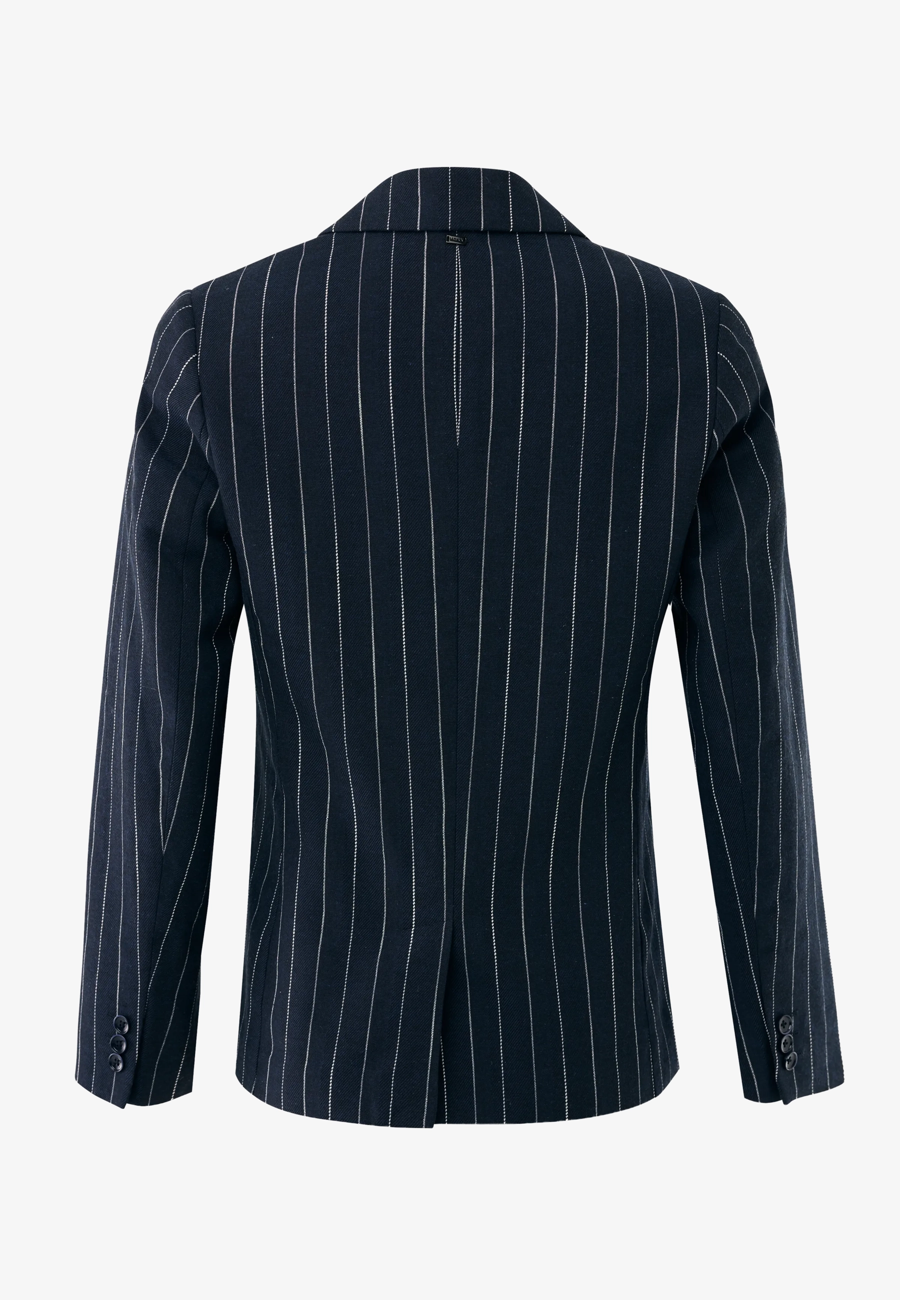 Pinstripe blazer Midnight blue
