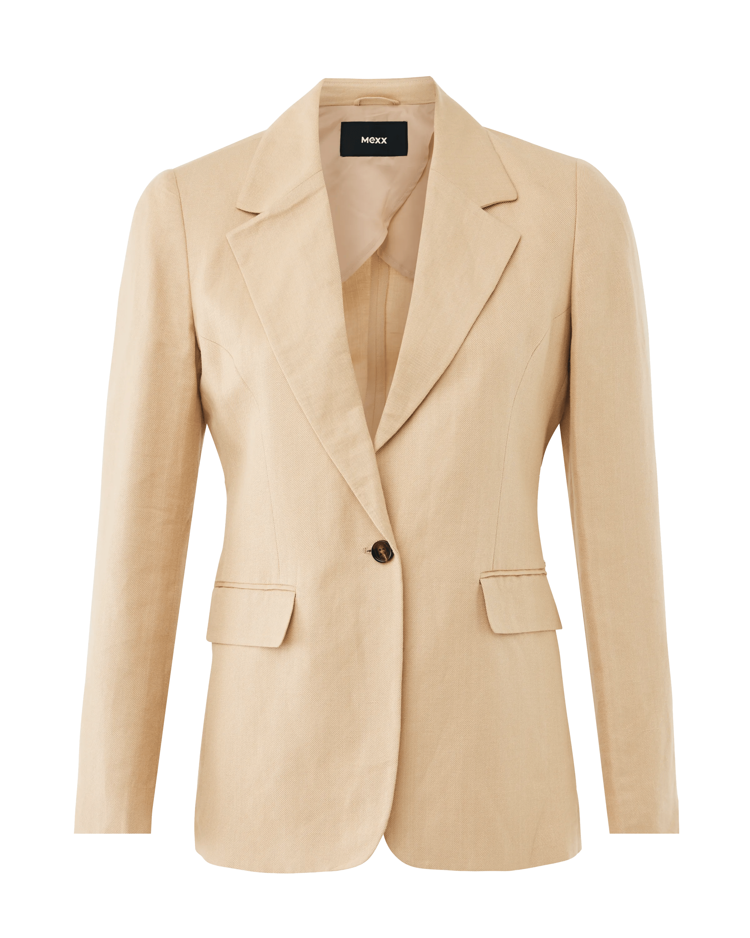 Linen Blazer Light Tan