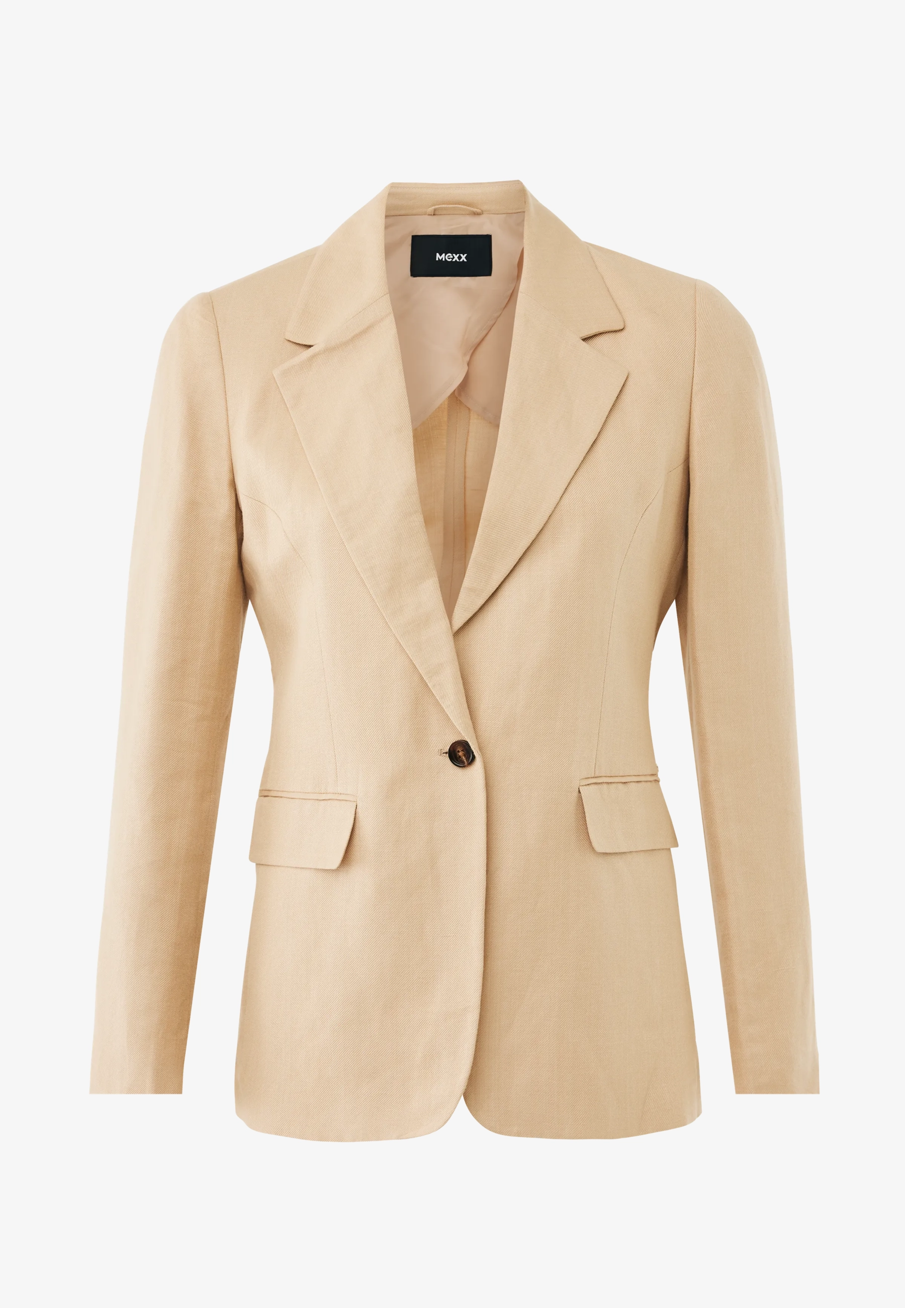 Linen Blazer Light Tan