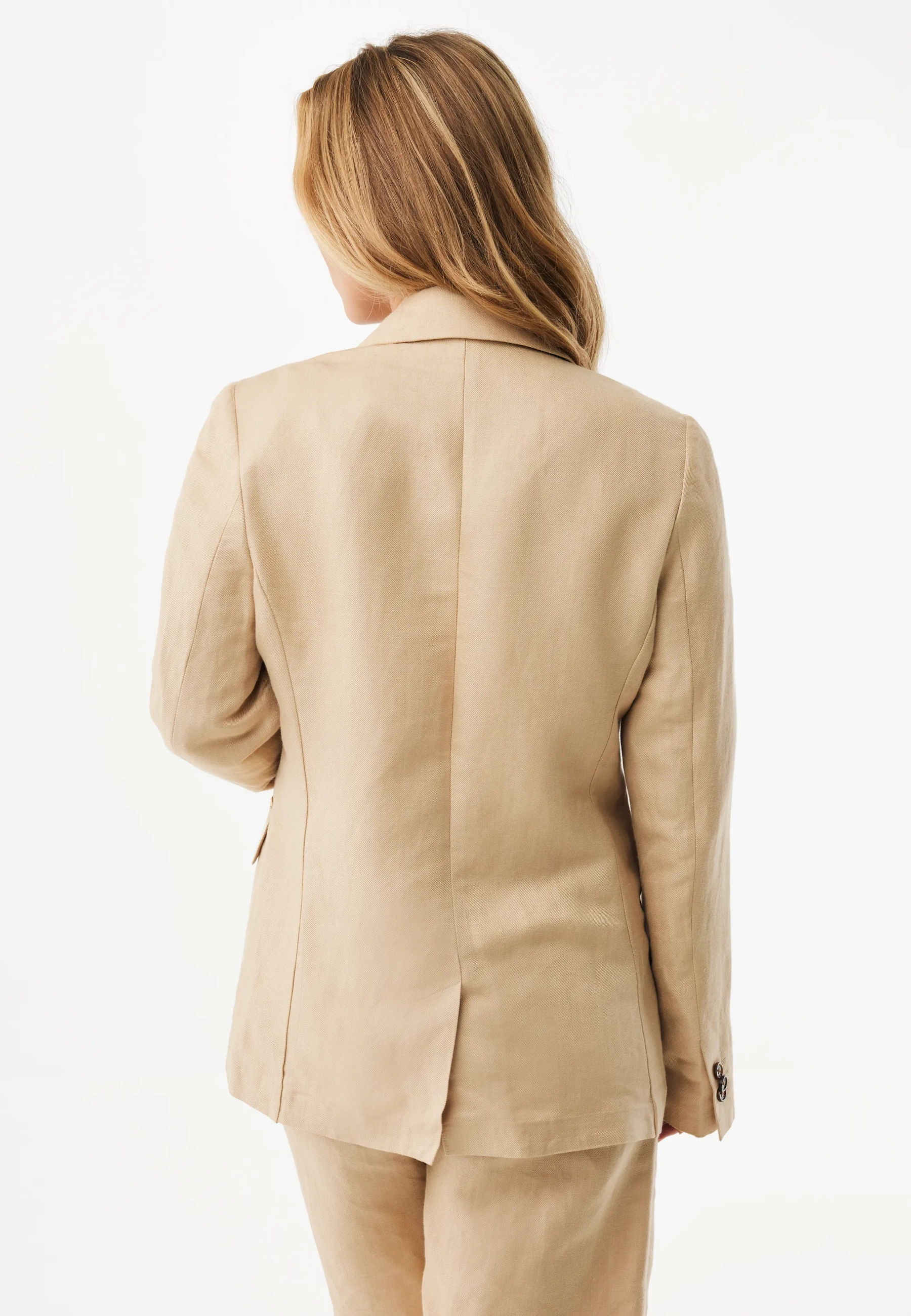Linen Blazer Light Tan