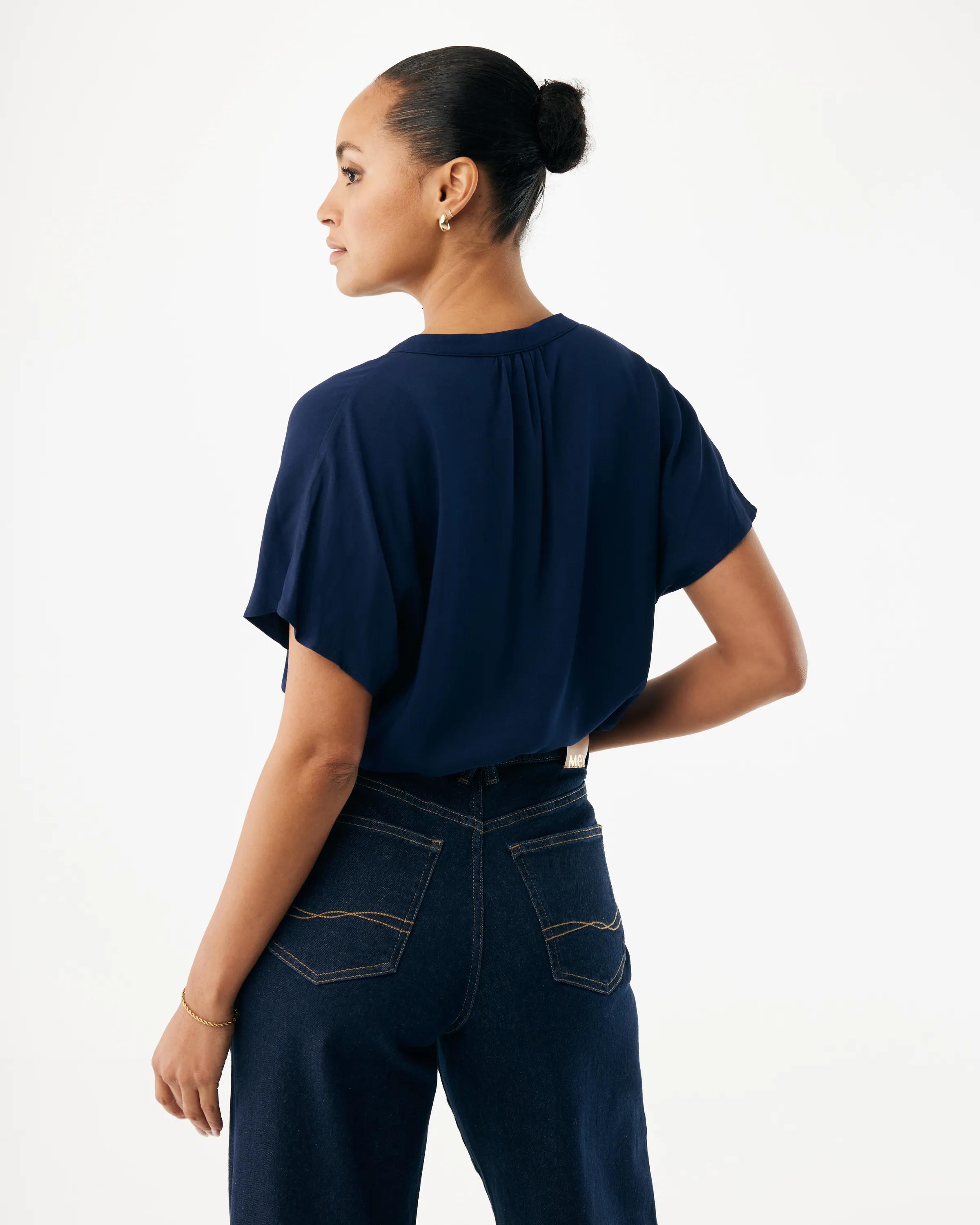 Petulia Bluse Mitternachtsblau