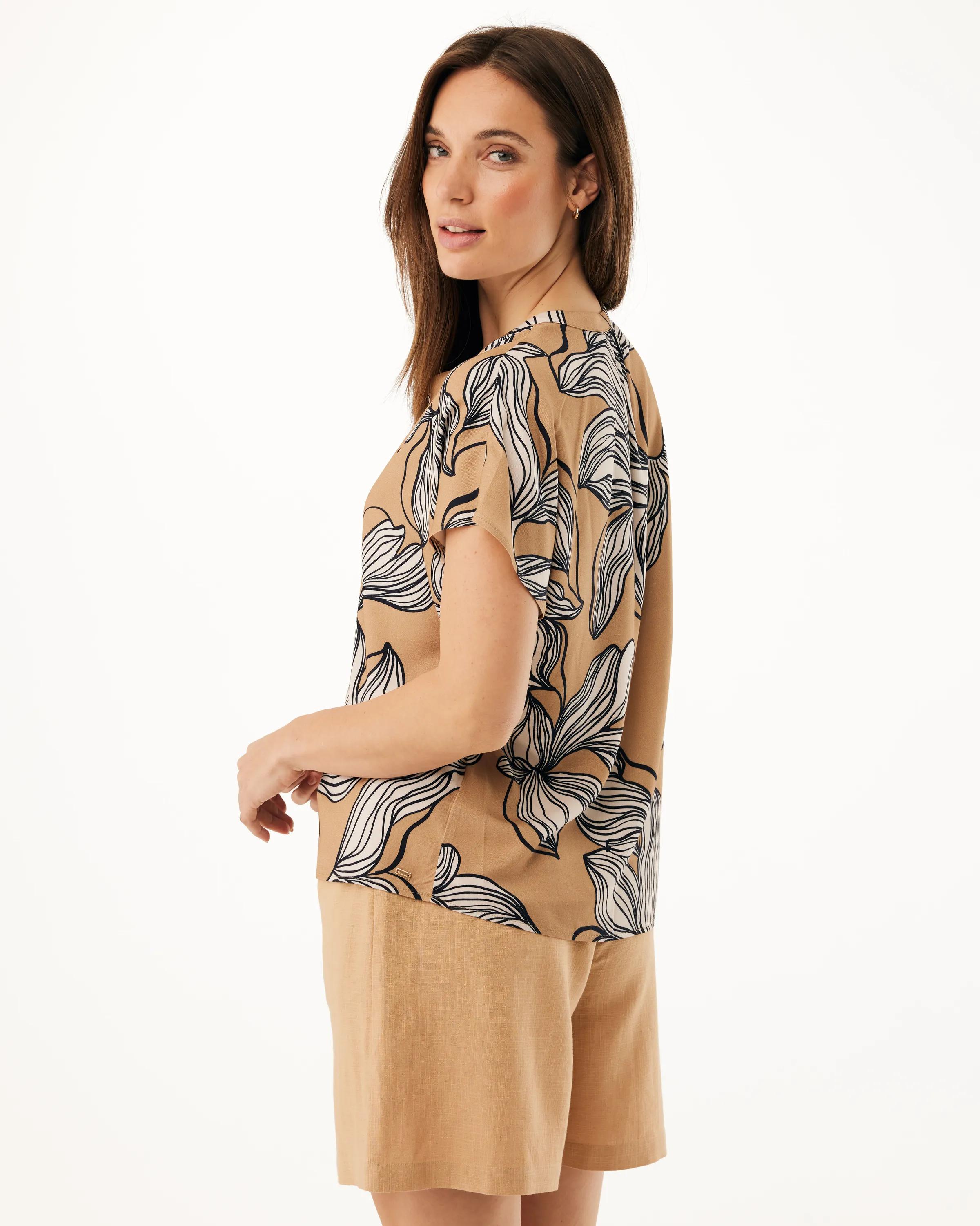 Petulia Flower Print Bluse Mehrfarbig
