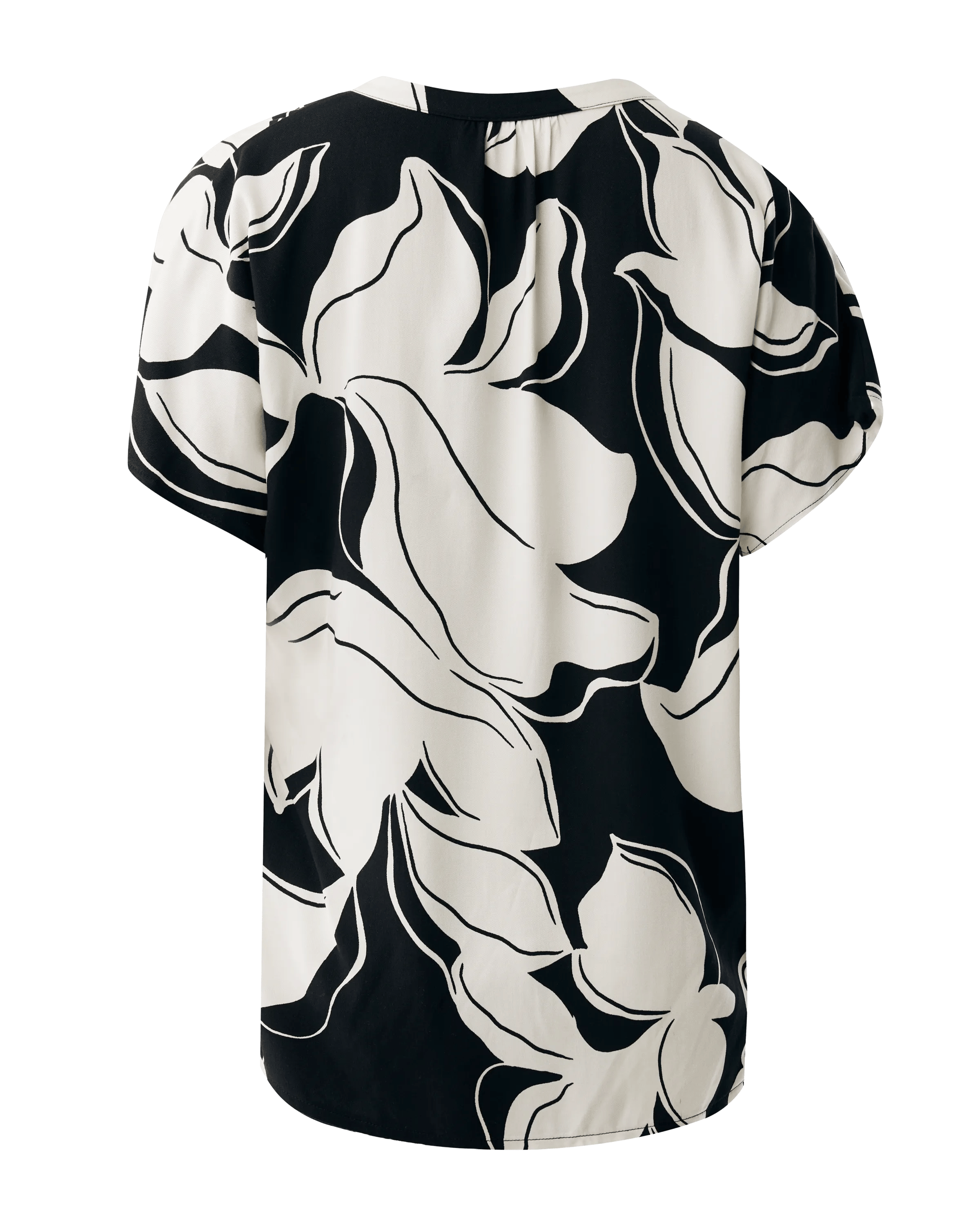 Petulia Print Bluse Schwarz Weib
