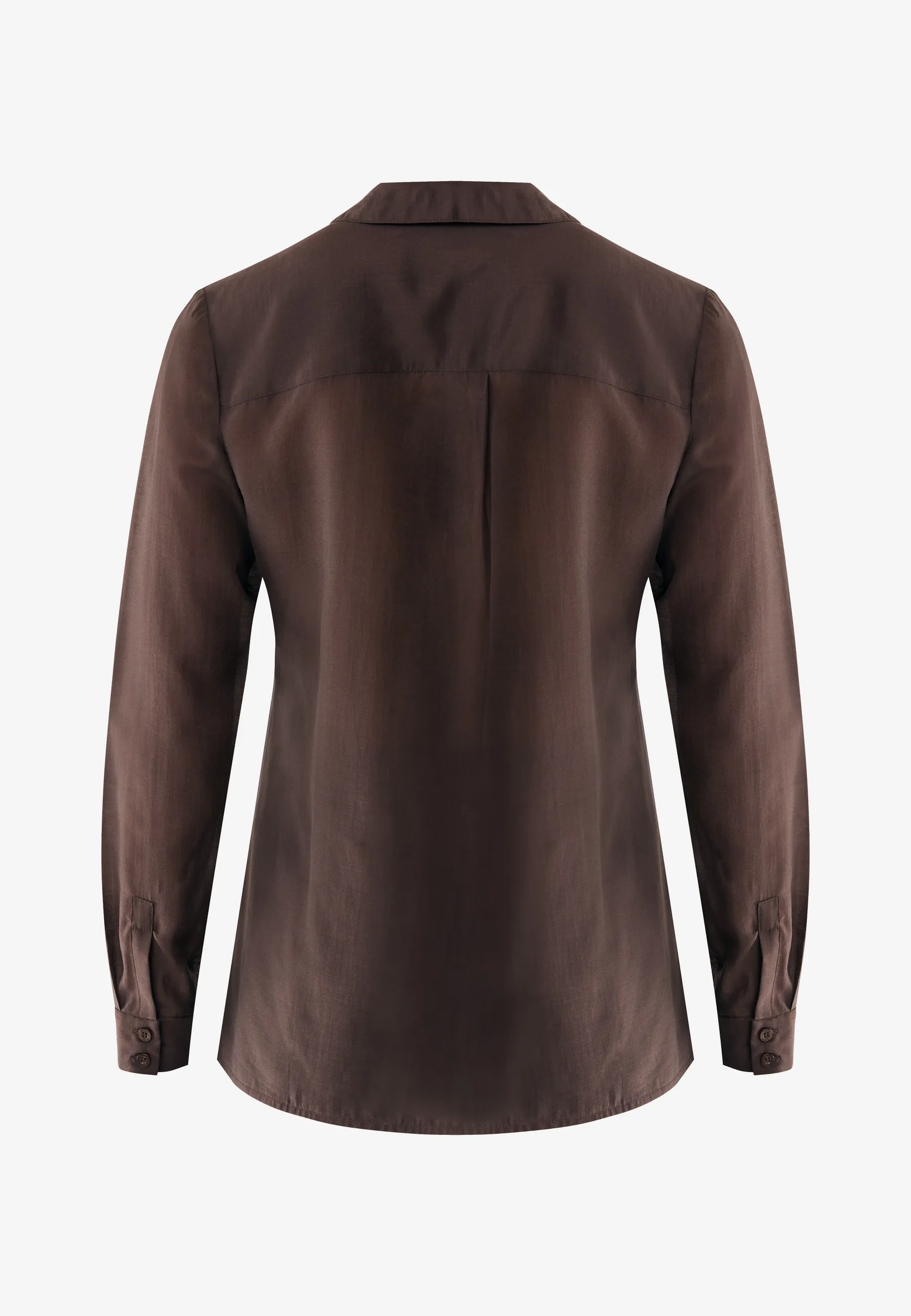 Chamomile Tencel blouse Donkerbruin