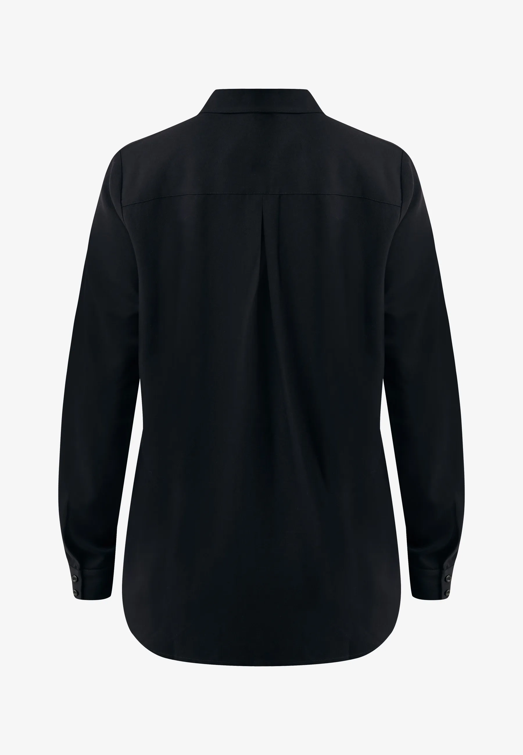 Chamomile viscose blouse Zwart