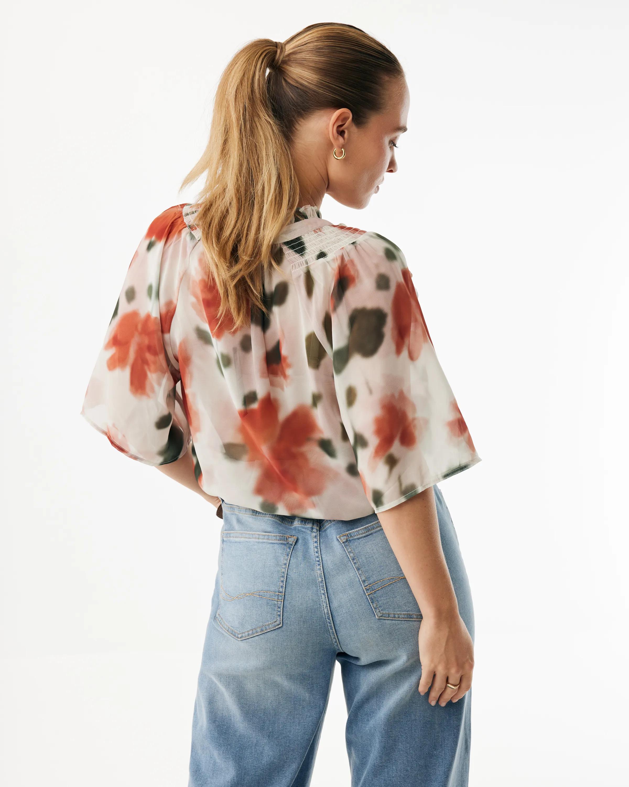 Flower Print Blouse Multicolor