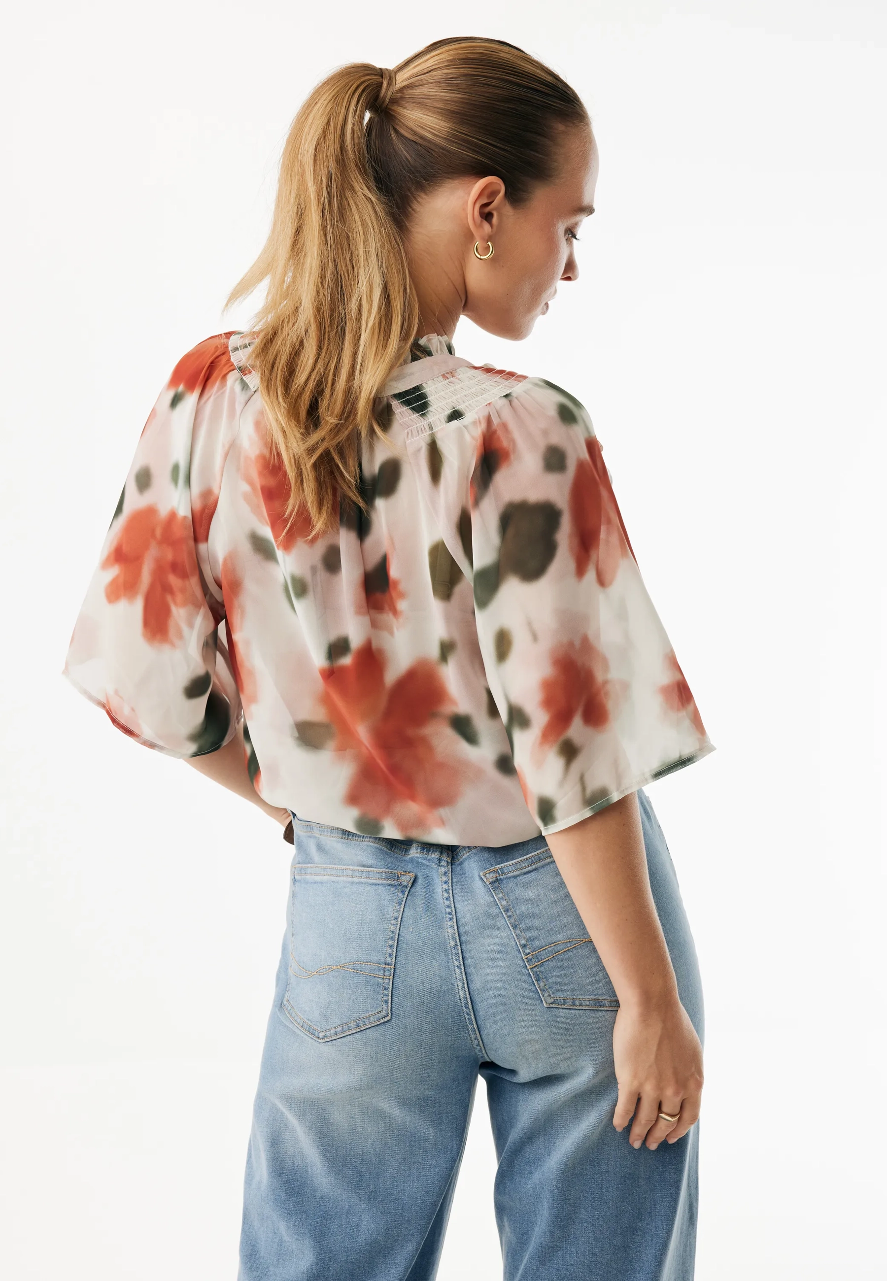 Flower Print Blouse Multicolor