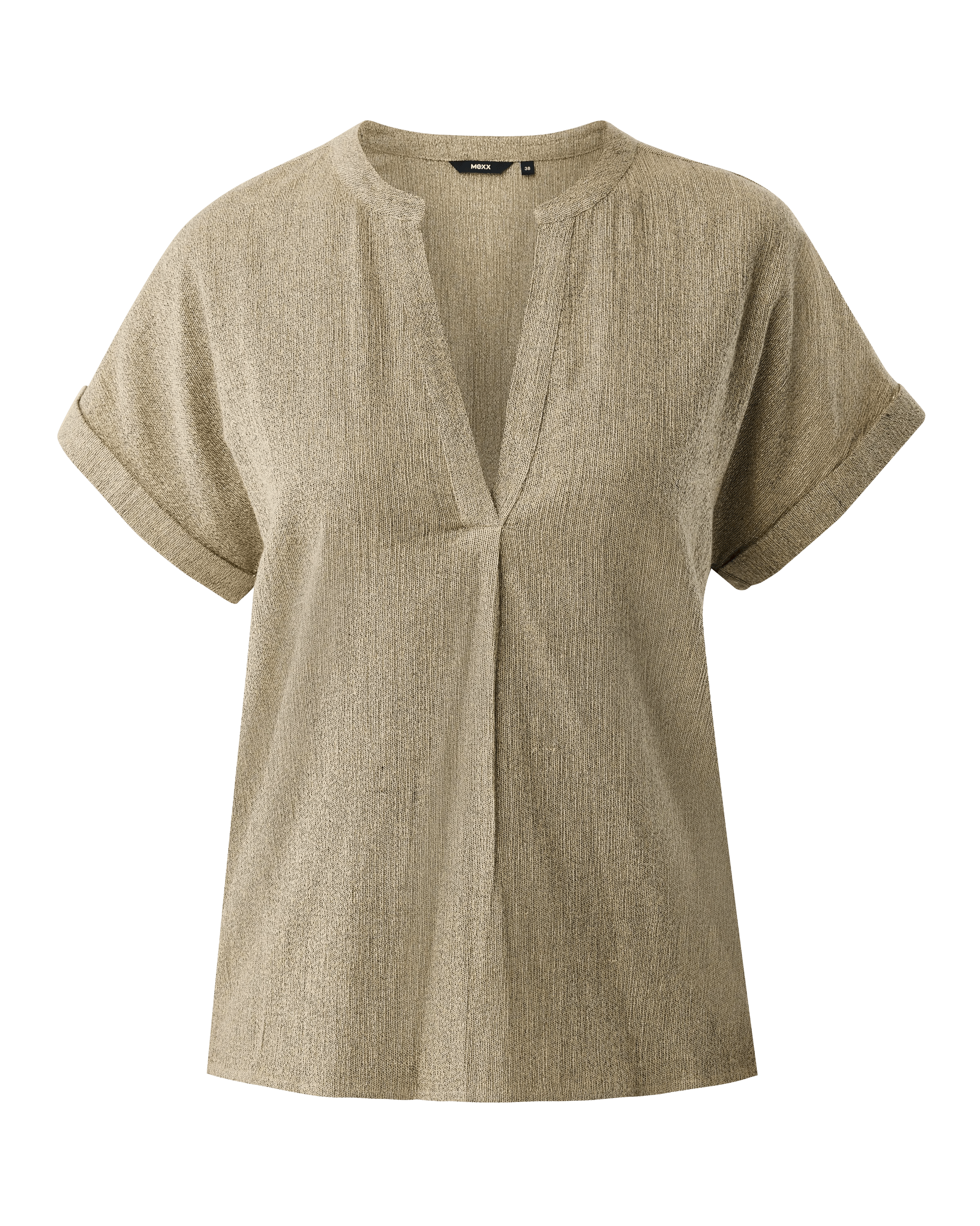 Crincle Blouse Gold Glitter