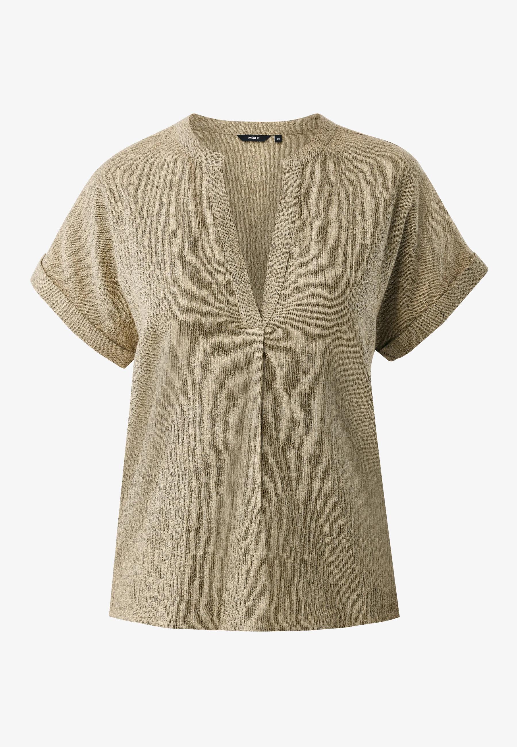 Crincle Blouse Gold Glitter