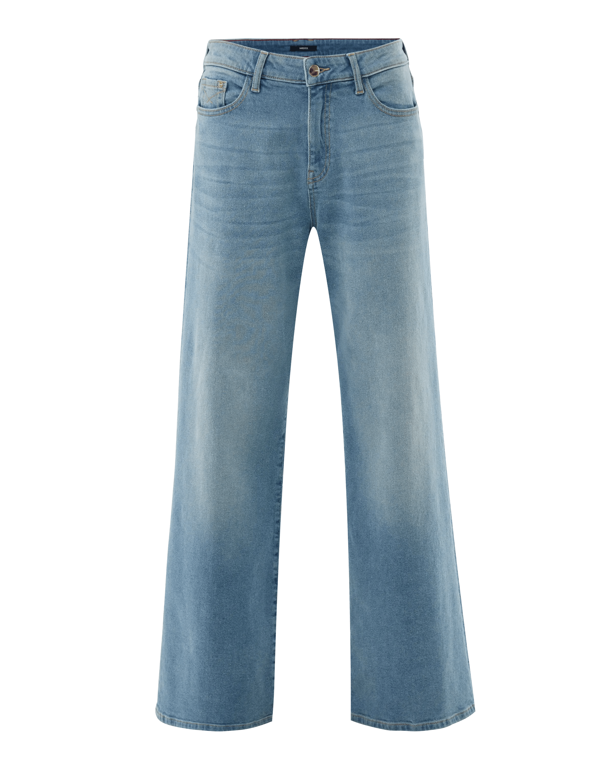 Lynn Denim-Hose Wide Leg Mittelblau