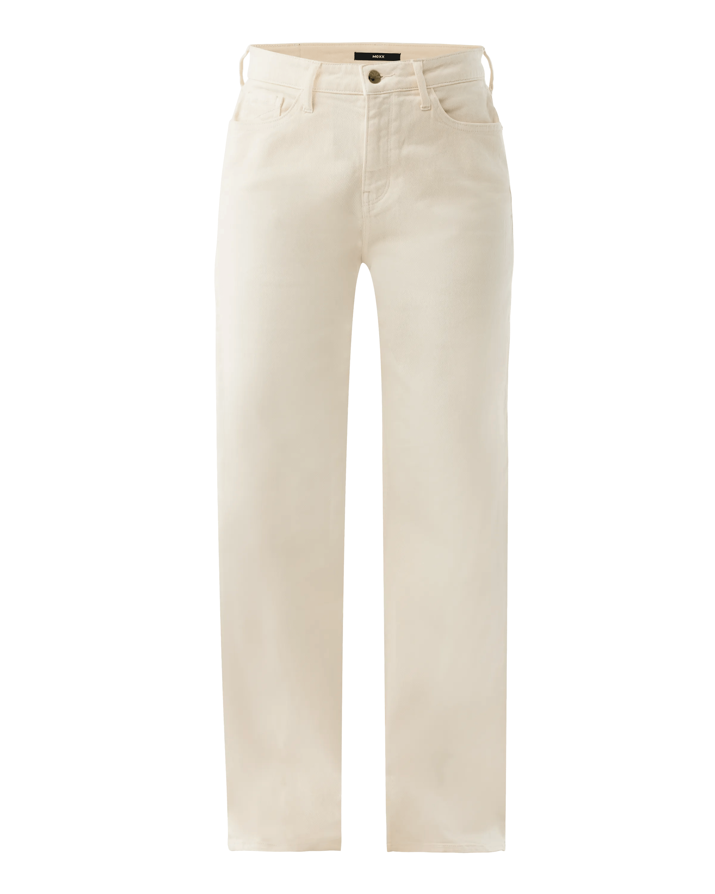 Denimhose Wide Leg Mit Flechtgürtel Offwhite