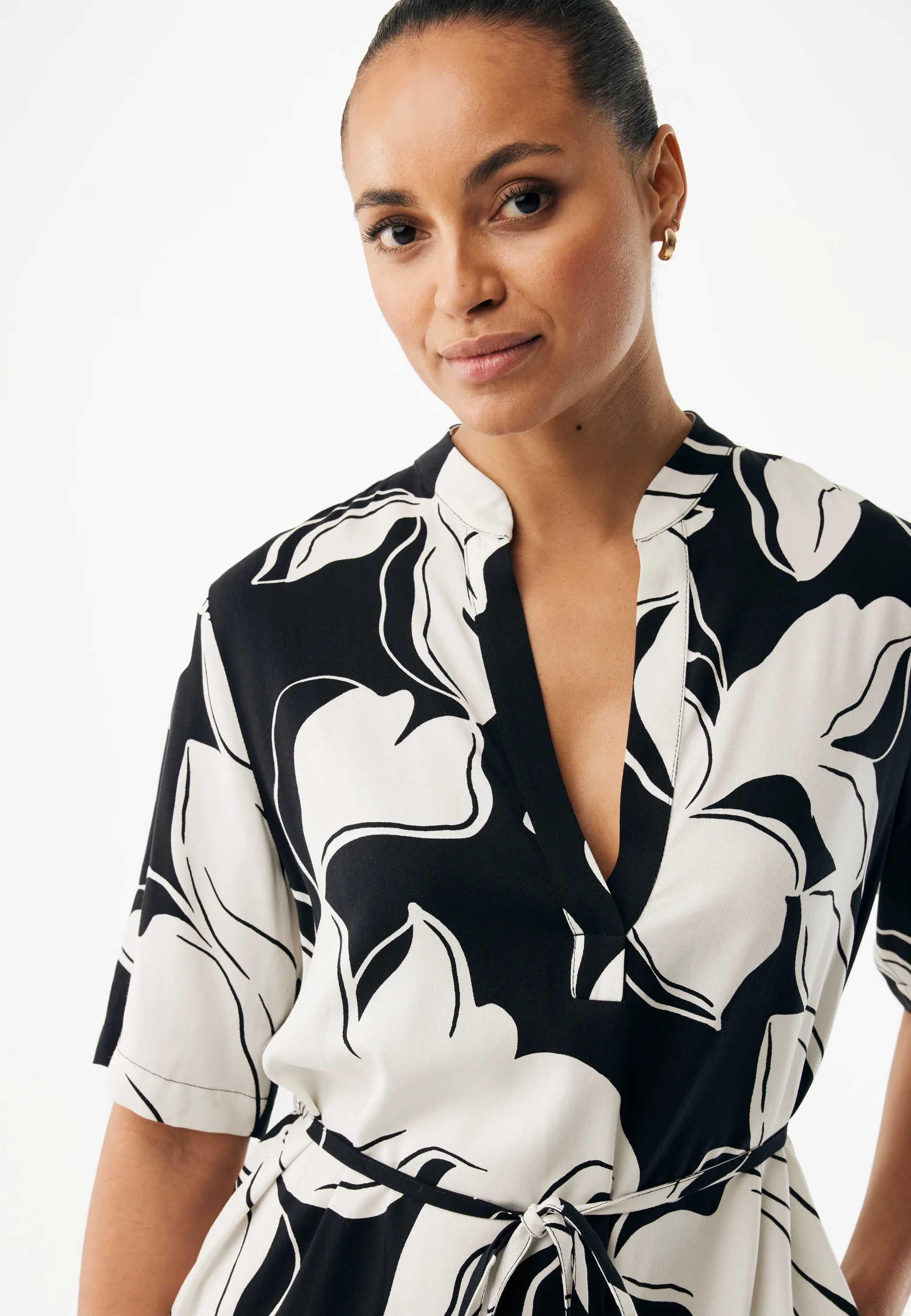 Daphodill Print Jurk Multicolor