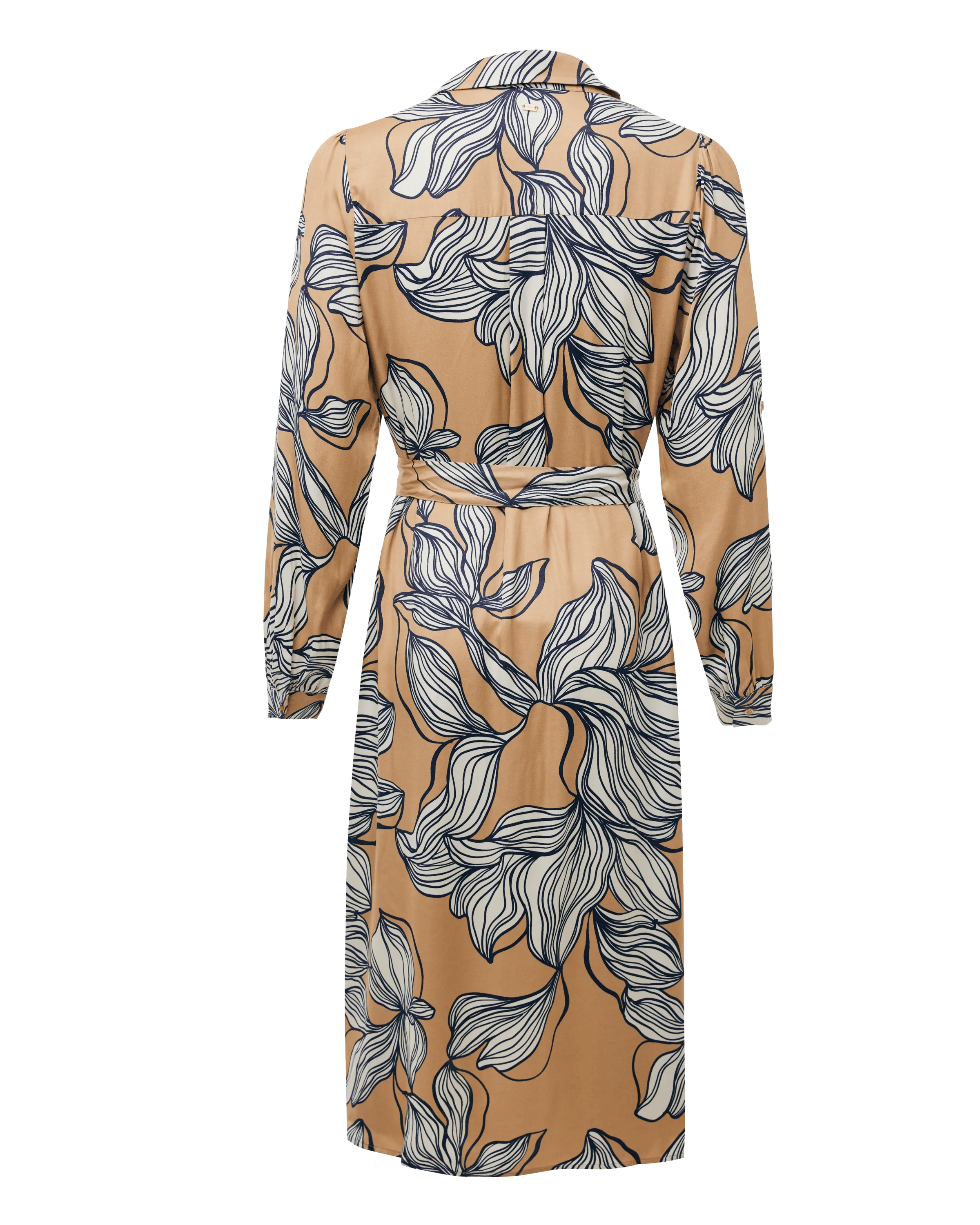 Graphic Flower Print Dress Multicolor