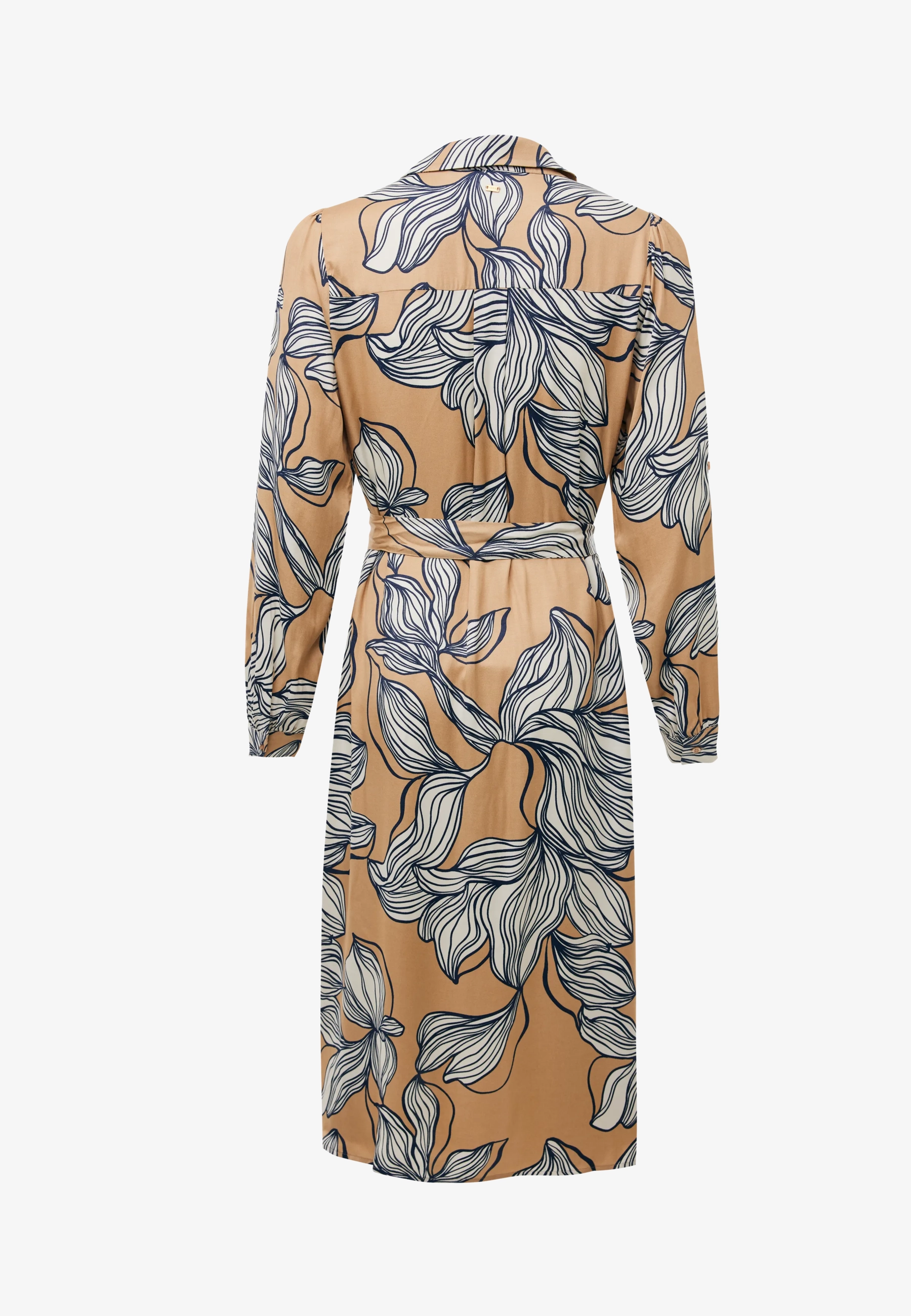 Graphic Flower Print Dress Multicolor