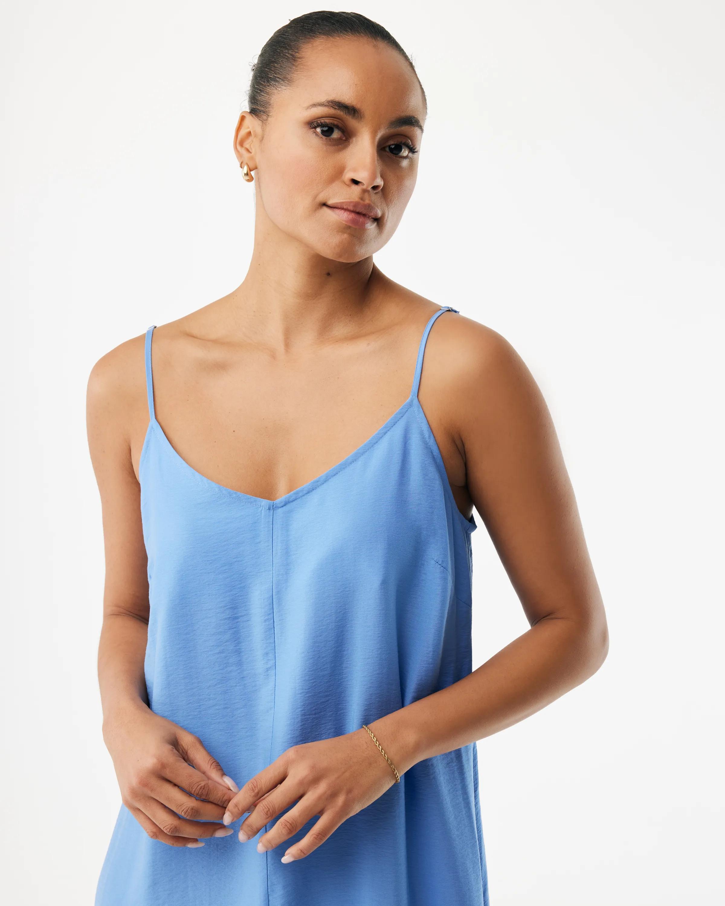 Hammered slip dress Felblauw