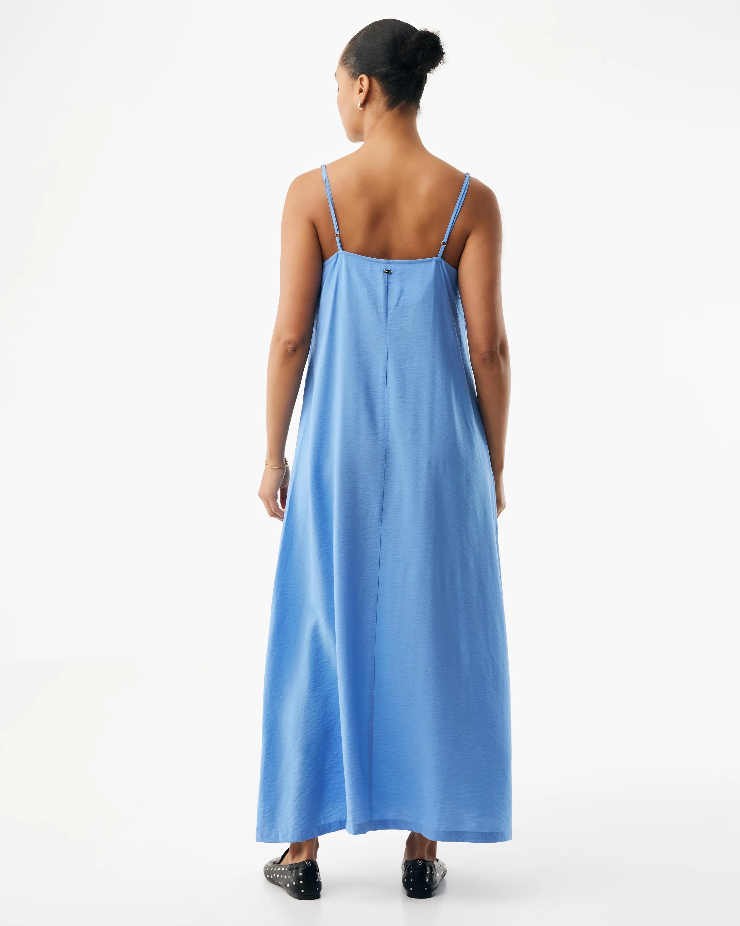 Hammered slip dress Felblauw