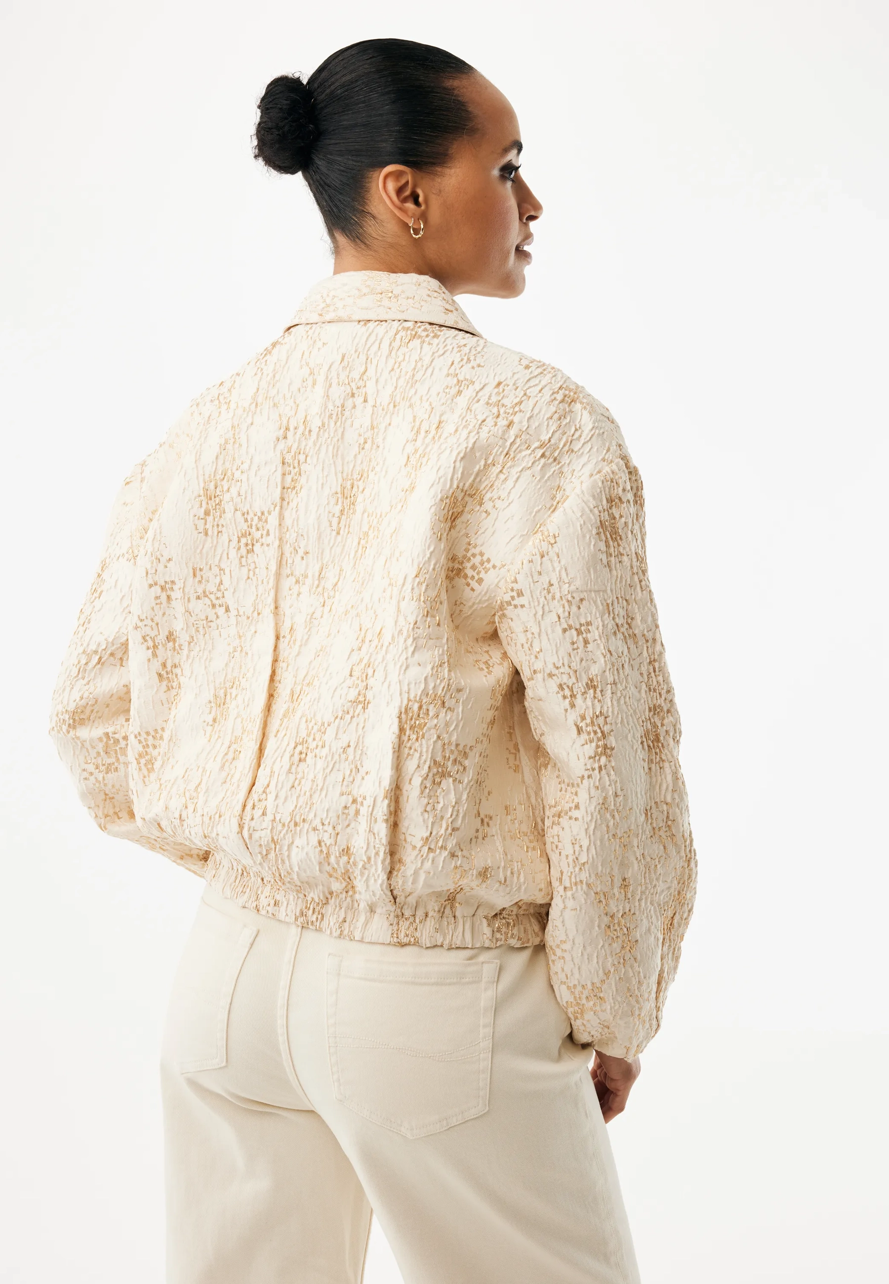 Jacquard Bomberjack Lichtzand