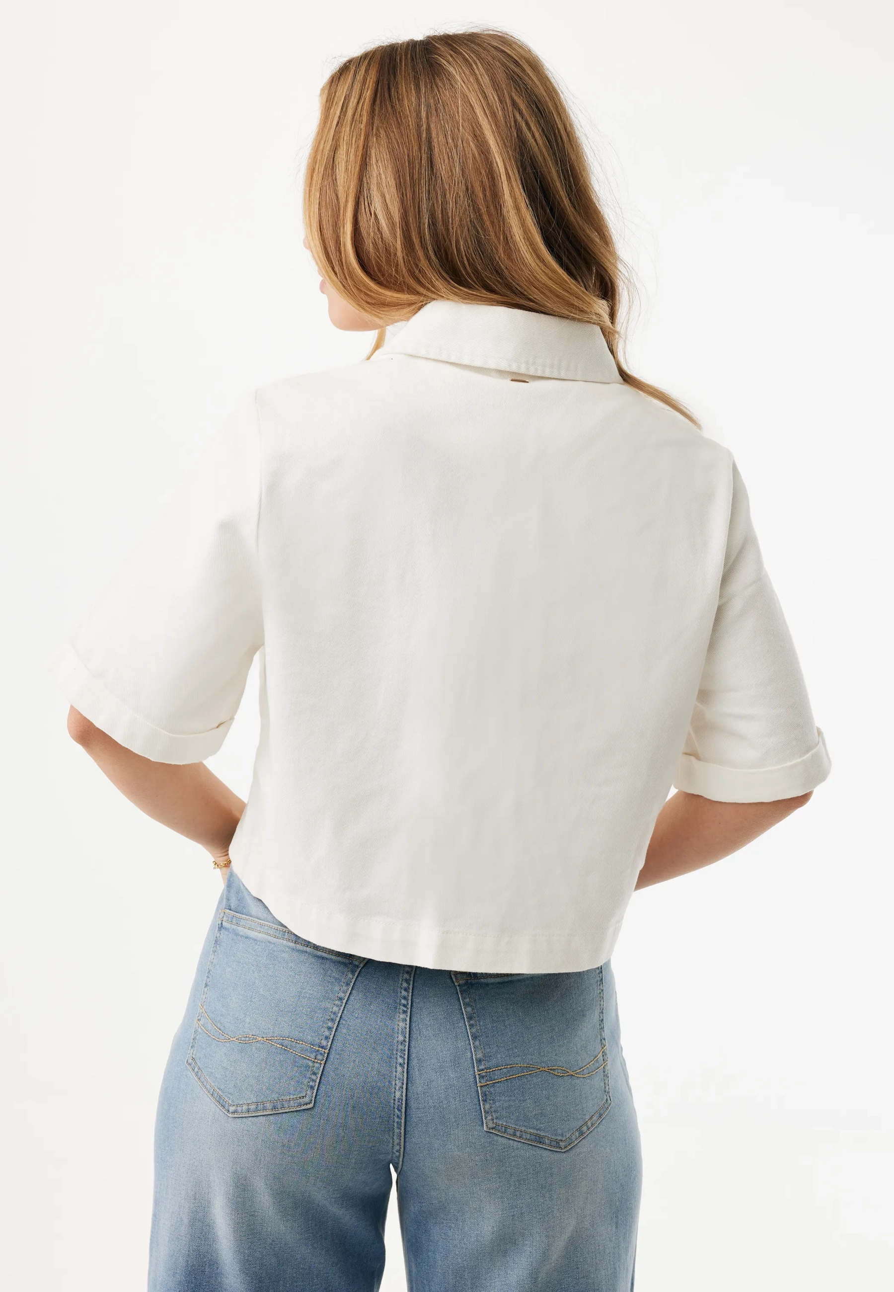 Jasje Met Korte Mouw Off White